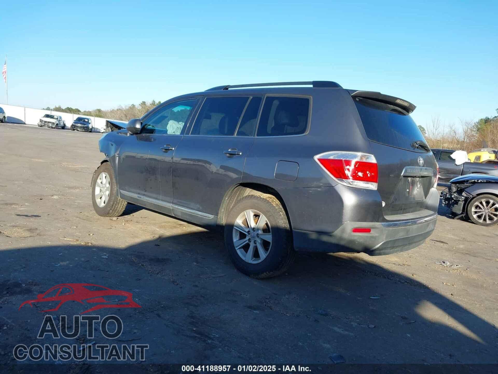 TOYOTA HIGHLANDER 2011 - 5TDZK3EHXBS037252