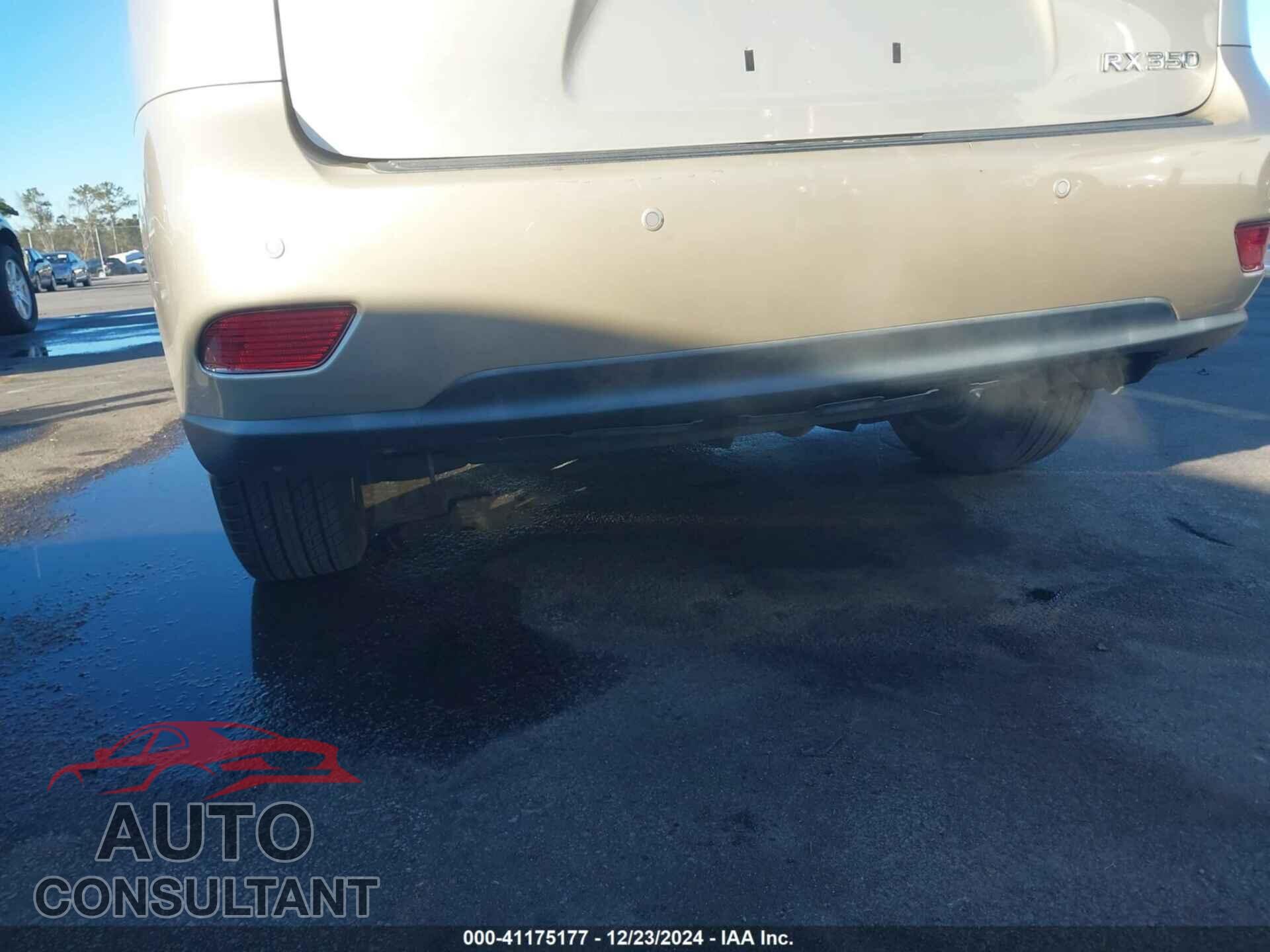 LEXUS RX 350 2013 - 2T2ZK1BA5DC108165