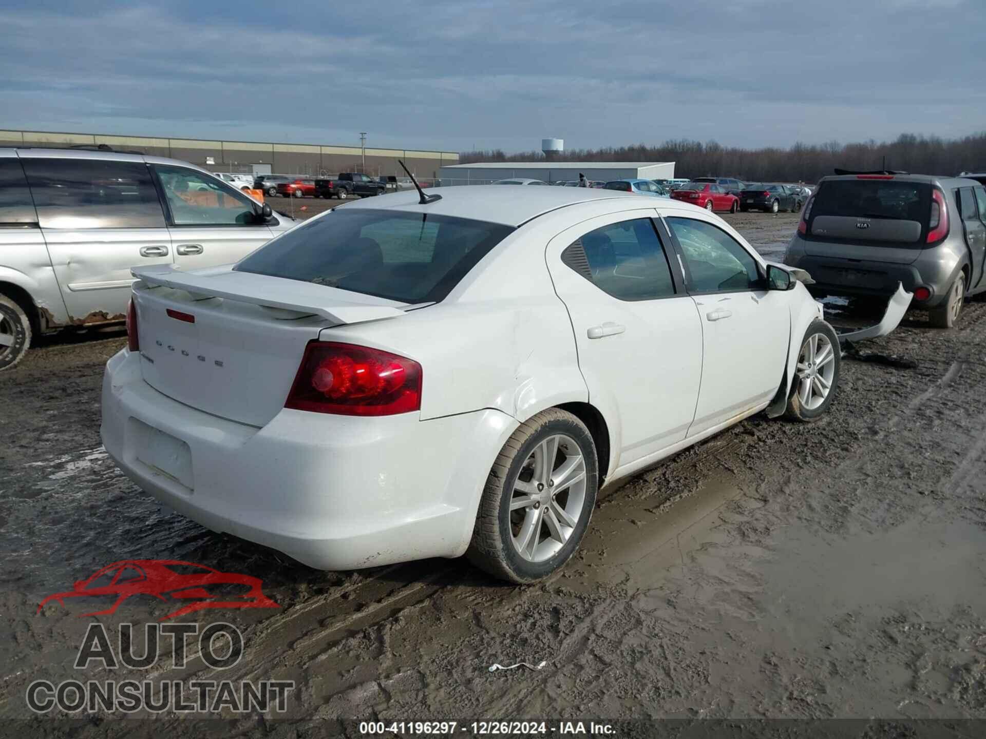 DODGE AVENGER 2012 - 1C3CDZAG3CN314979