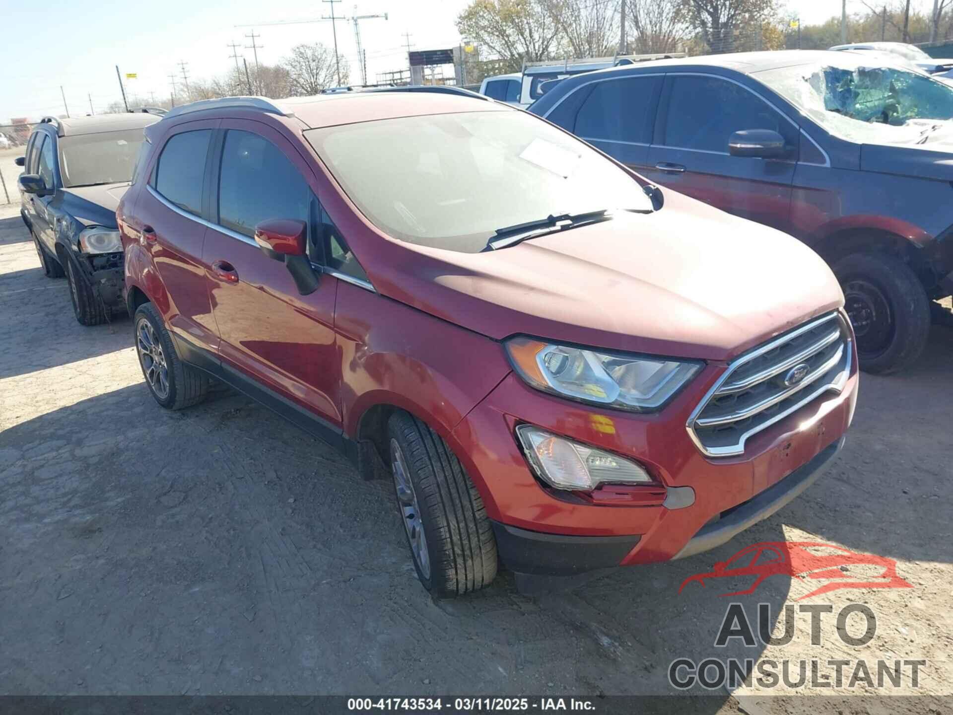 FORD ECOSPORT 2019 - MAJ3S2KEXKC272574