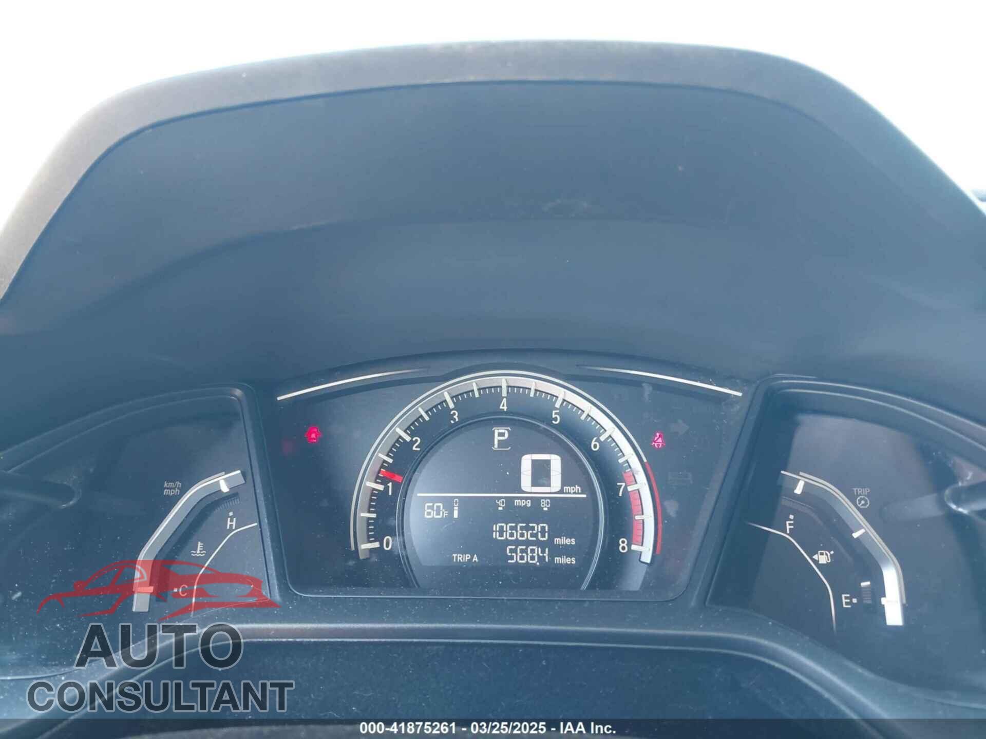 HONDA CIVIC 2016 - 2HGFC2F55GH551046