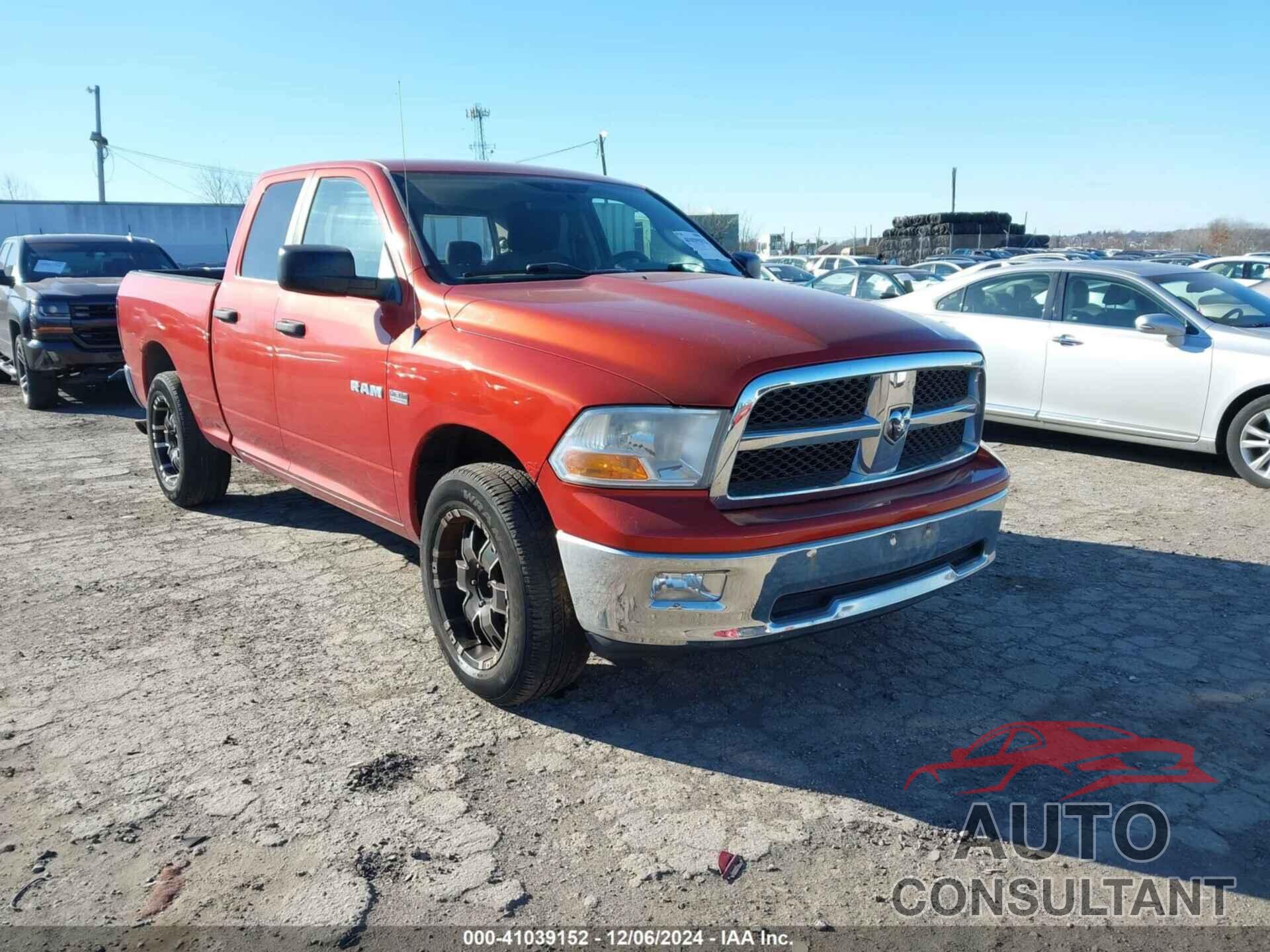 DODGE RAM 1500 2009 - 1D3HV18T59S728043