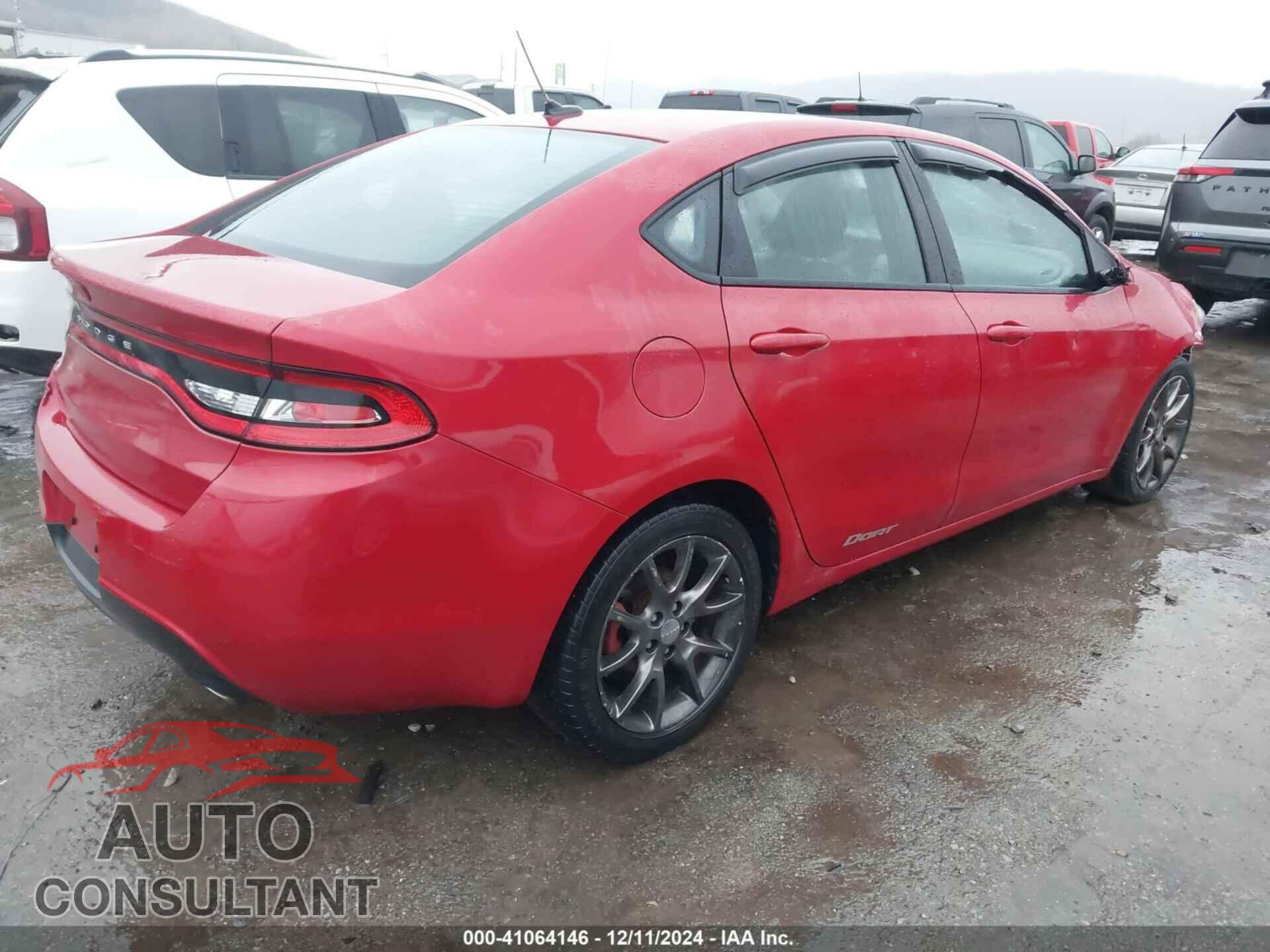 DODGE DART 2013 - 1C3CDFBA1DD307707