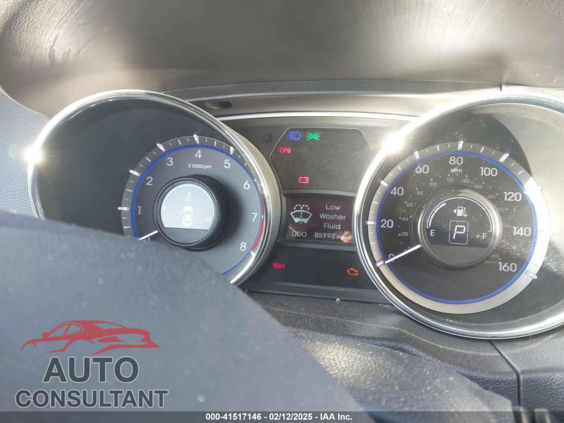 HYUNDAI SONATA 2013 - 5NPEB4AC5DH780988