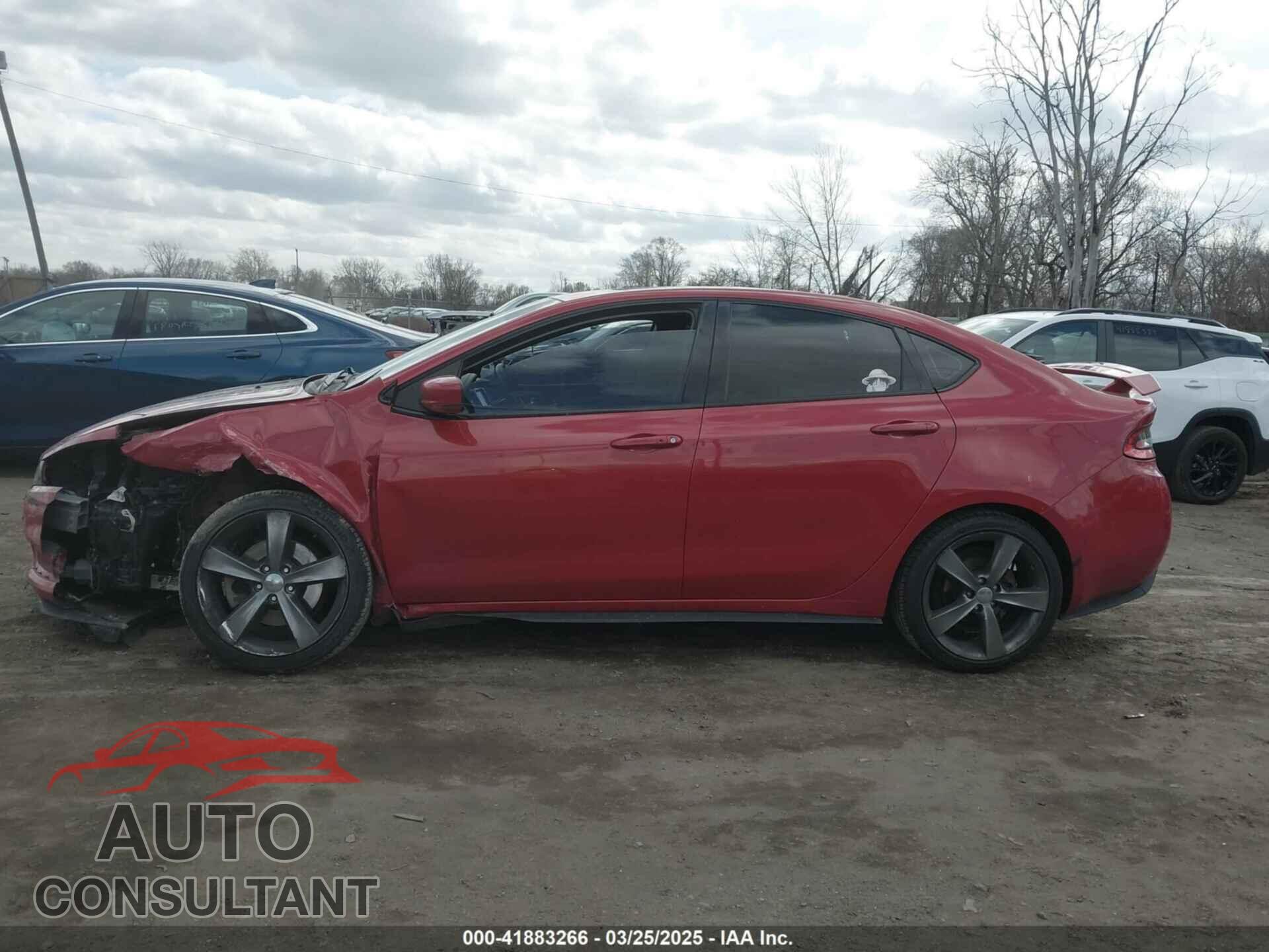 DODGE DART 2015 - 1C3CDFEB3FD141987