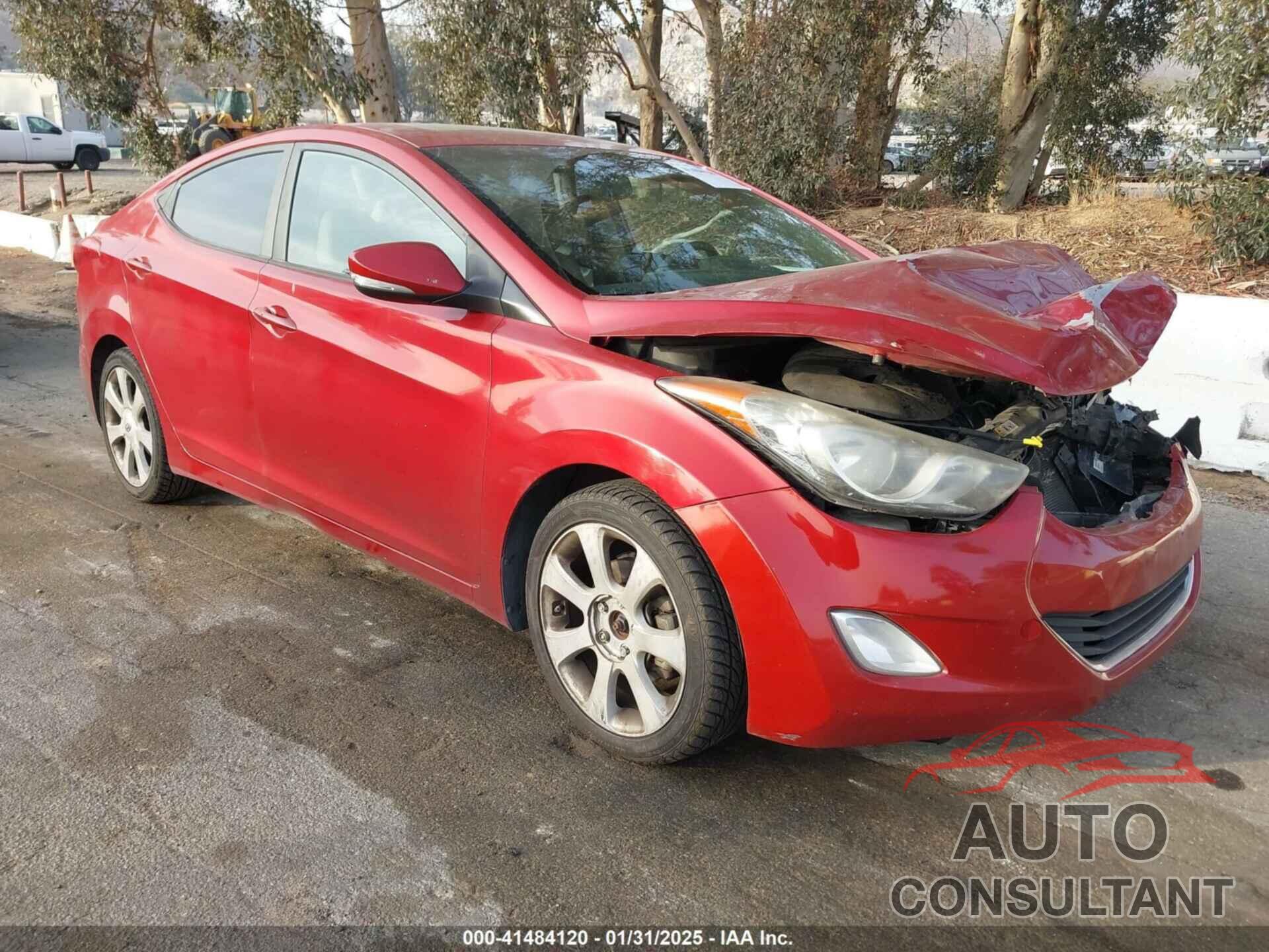 HYUNDAI ELANTRA 2013 - KMHDH4AE6DU714852