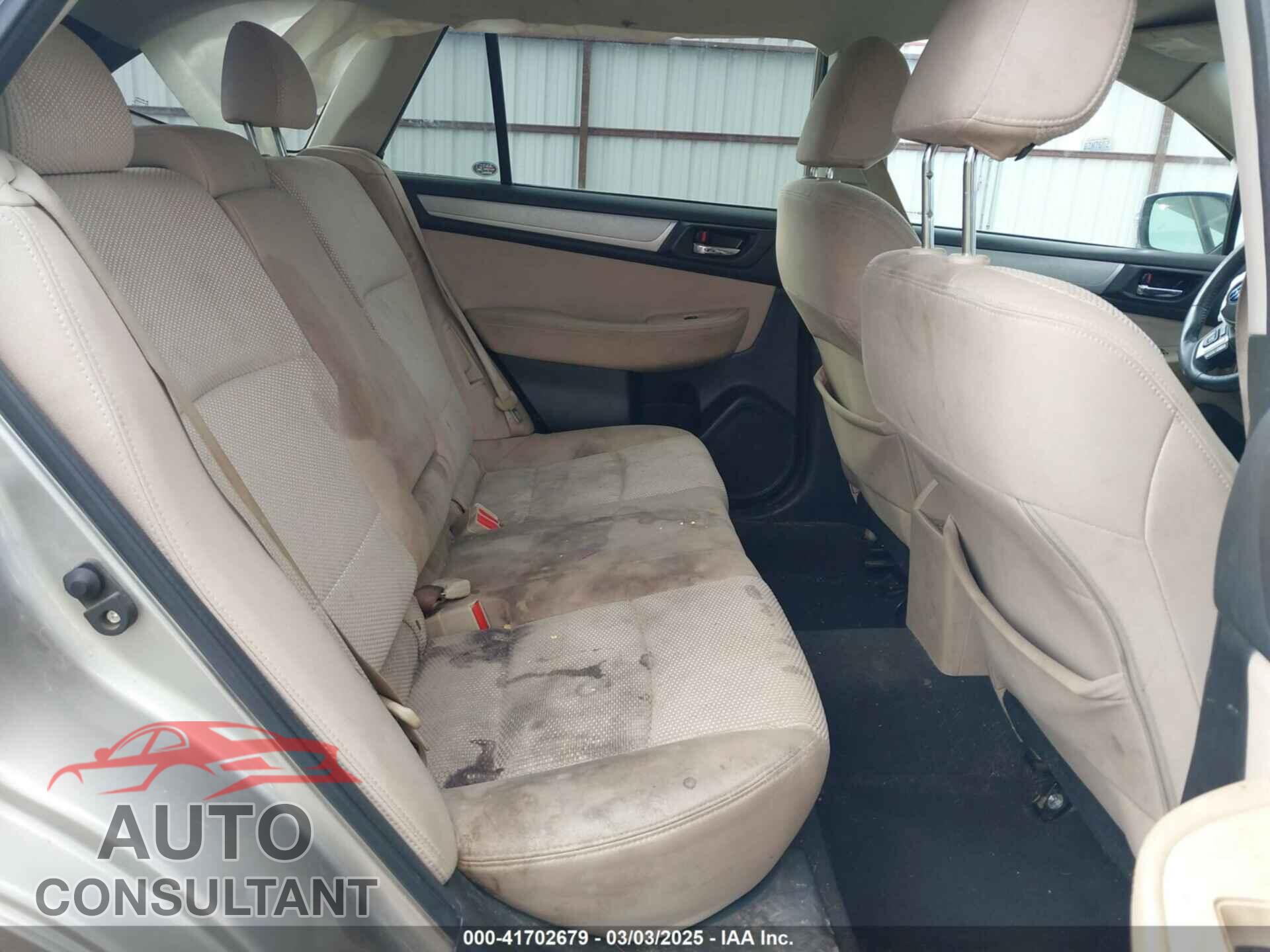SUBARU OUTBACK 2016 - 4S4BSBFC9G3335388