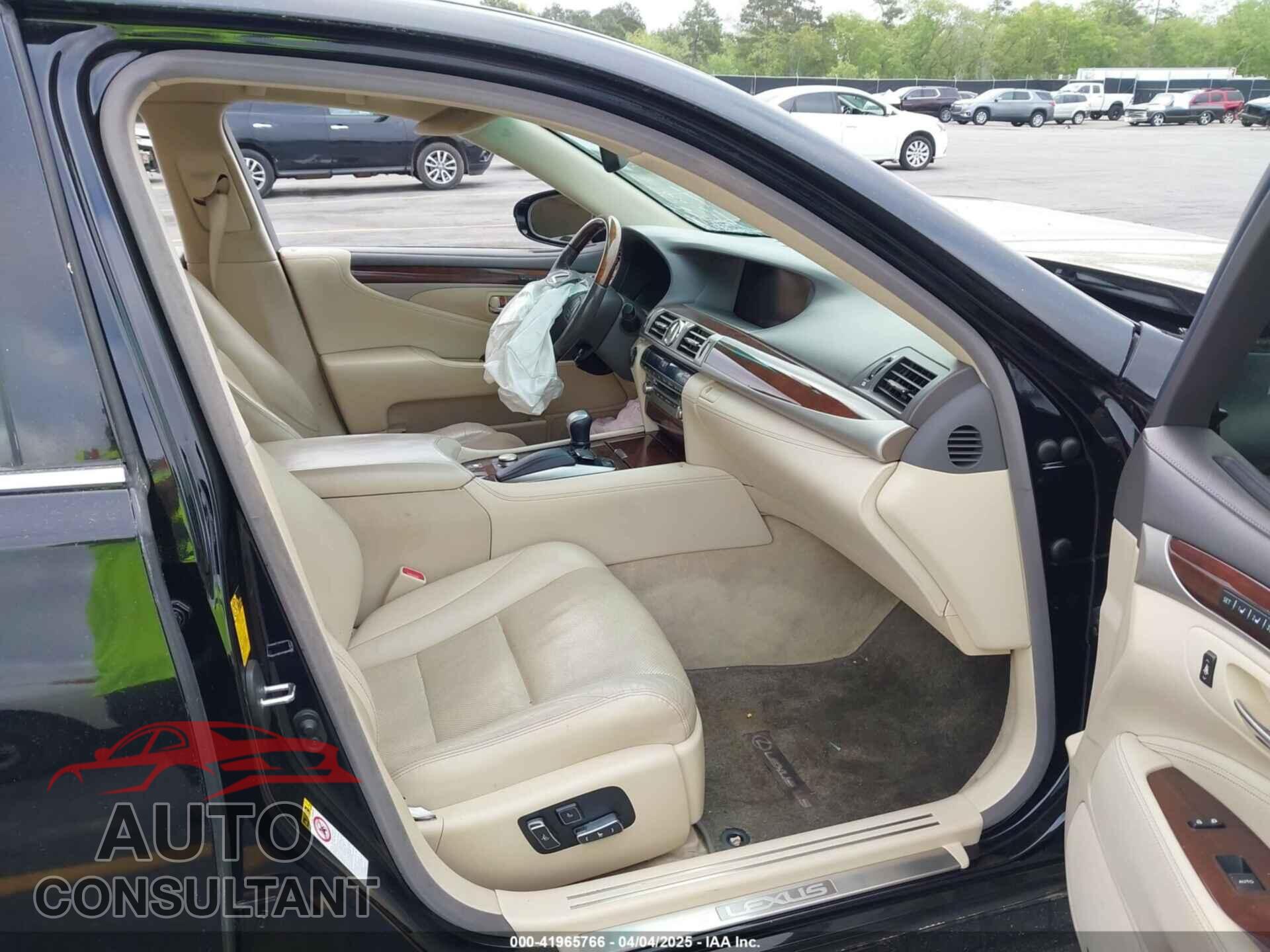 LEXUS LS 460 2013 - JTHBL5EF6D5123920