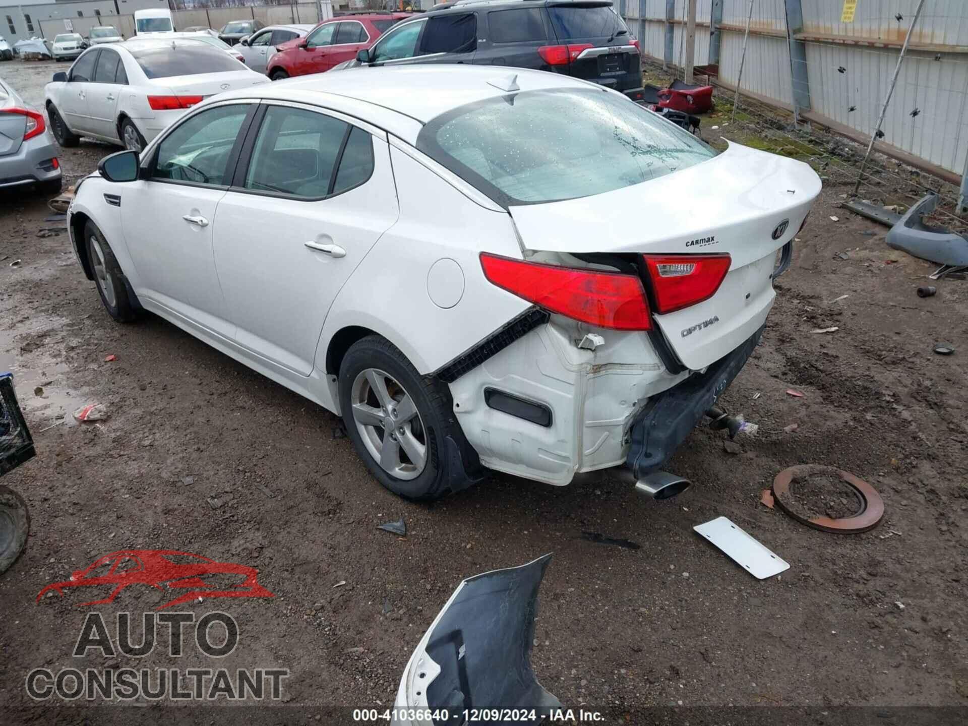 KIA OPTIMA 2015 - KNAGM4A71F5576372