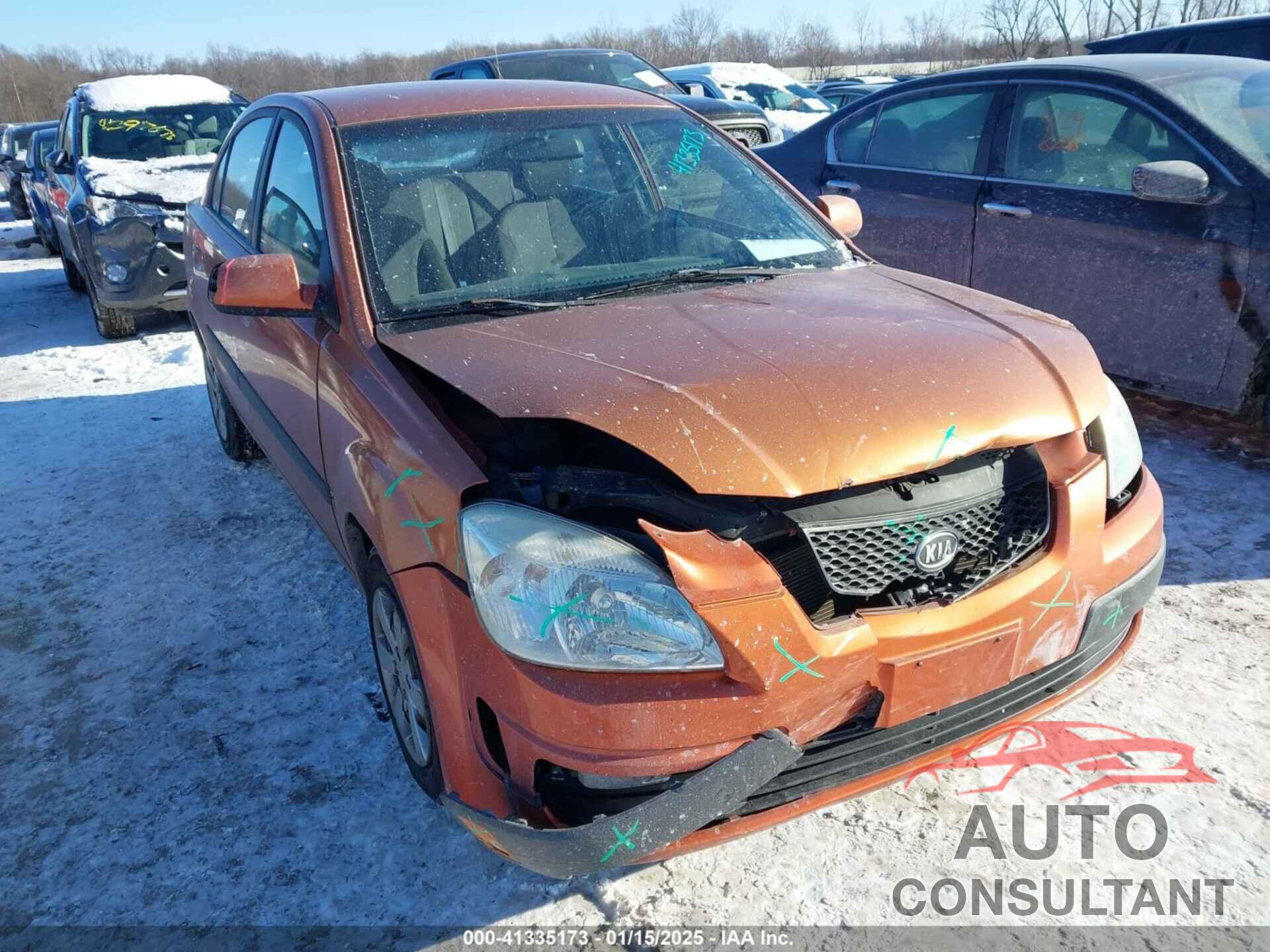 KIA RIO 2009 - KNADE223796580599
