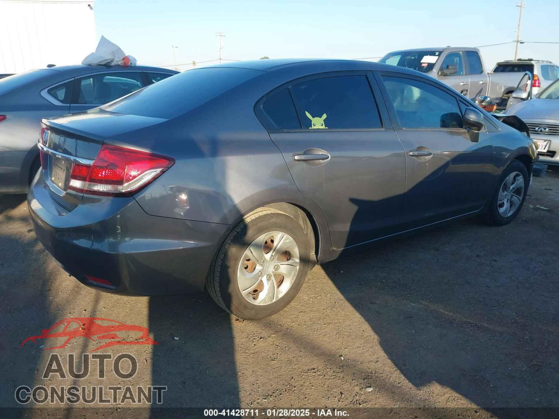 HONDA CIVIC 2013 - 19XFB2F53DE257346
