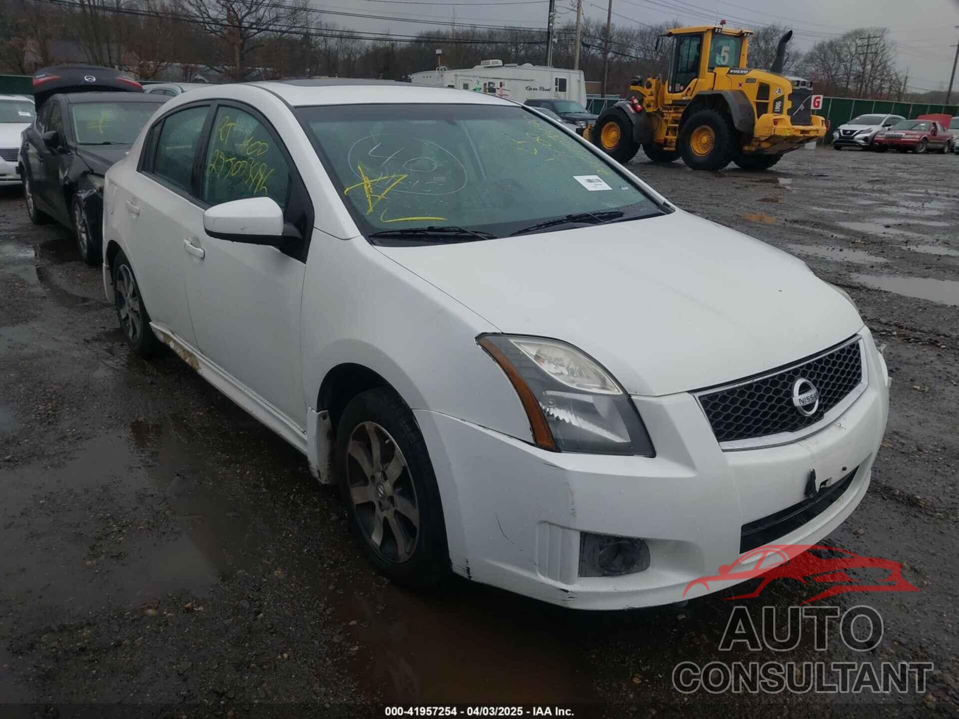 NISSAN SENTRA 2012 - 3N1AB6AP1CL615602