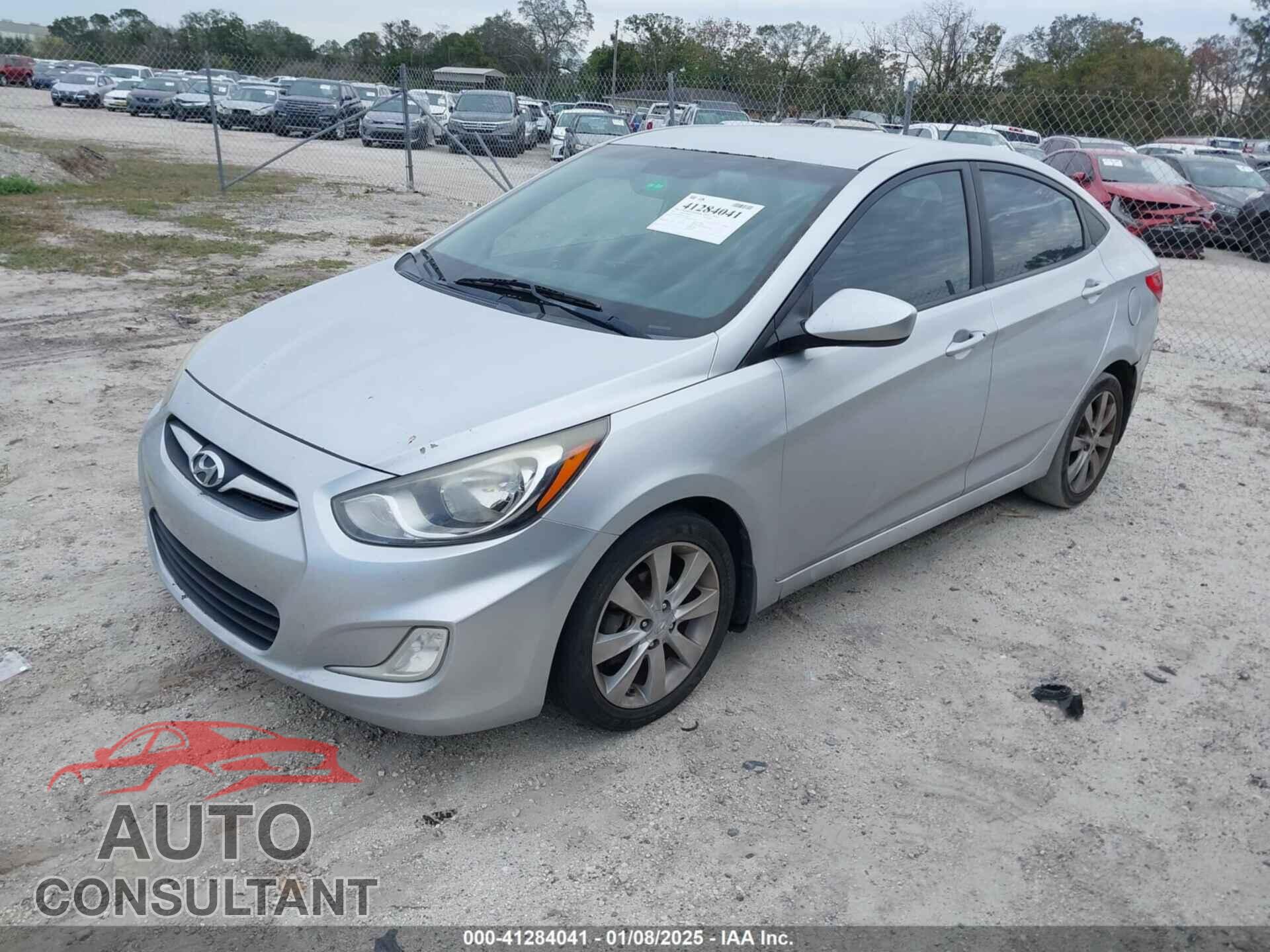 HYUNDAI ACCENT 2012 - KMHCU4AE2CU107692