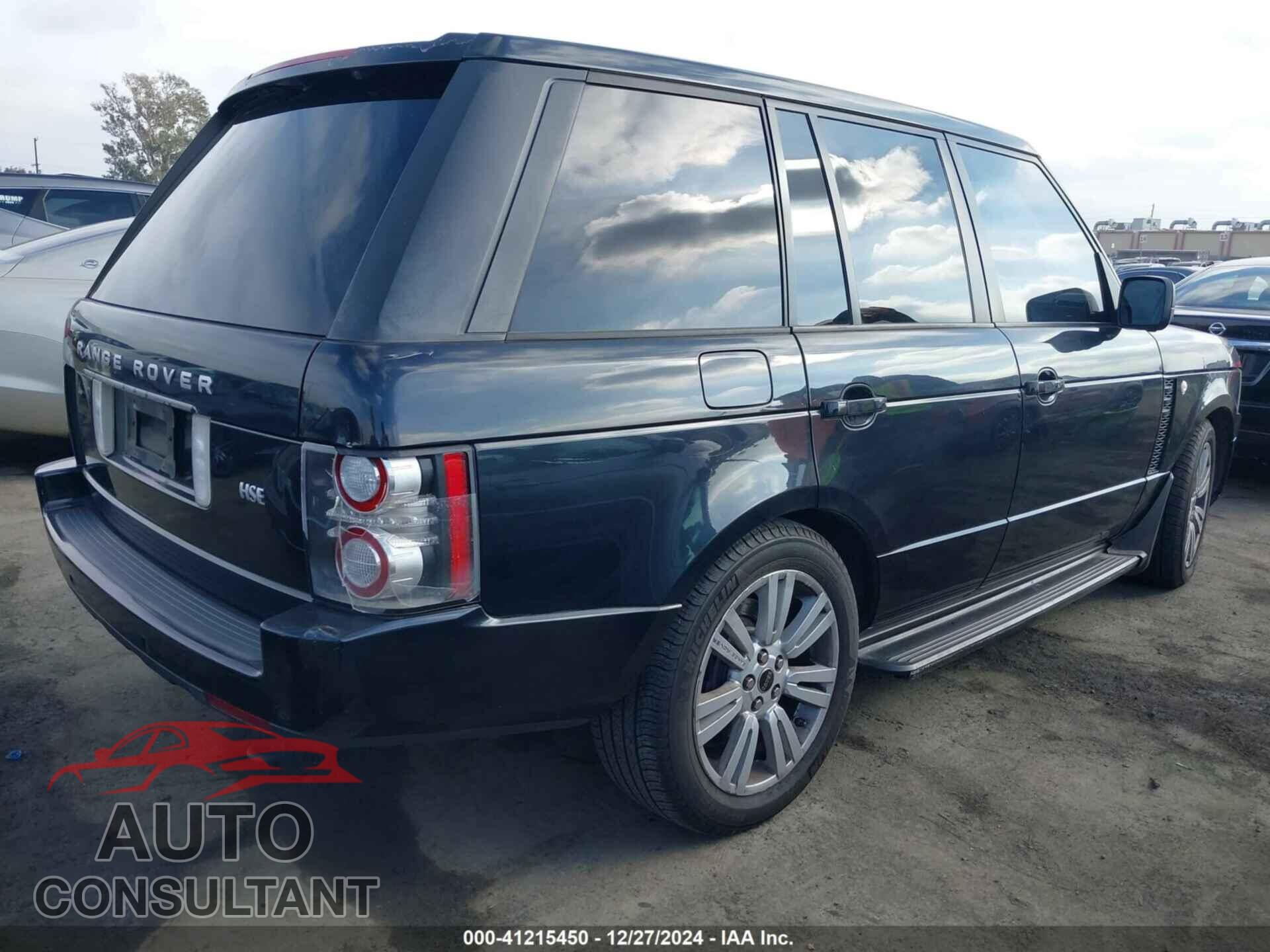 LAND ROVER RANGE ROVER 2012 - SALMF1D4XCA360192