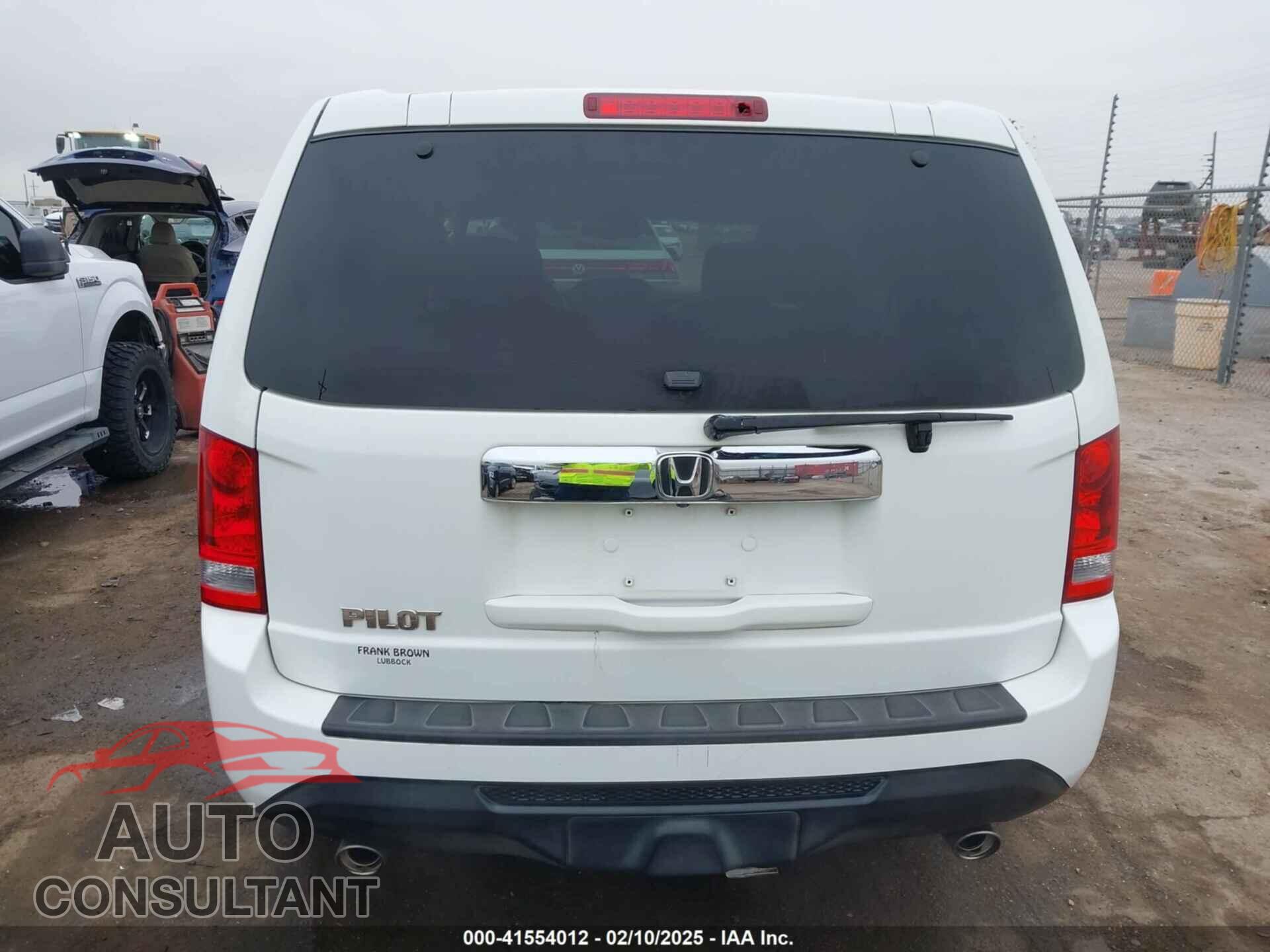 HONDA PILOT 2013 - 5FNYF3H53DB039403