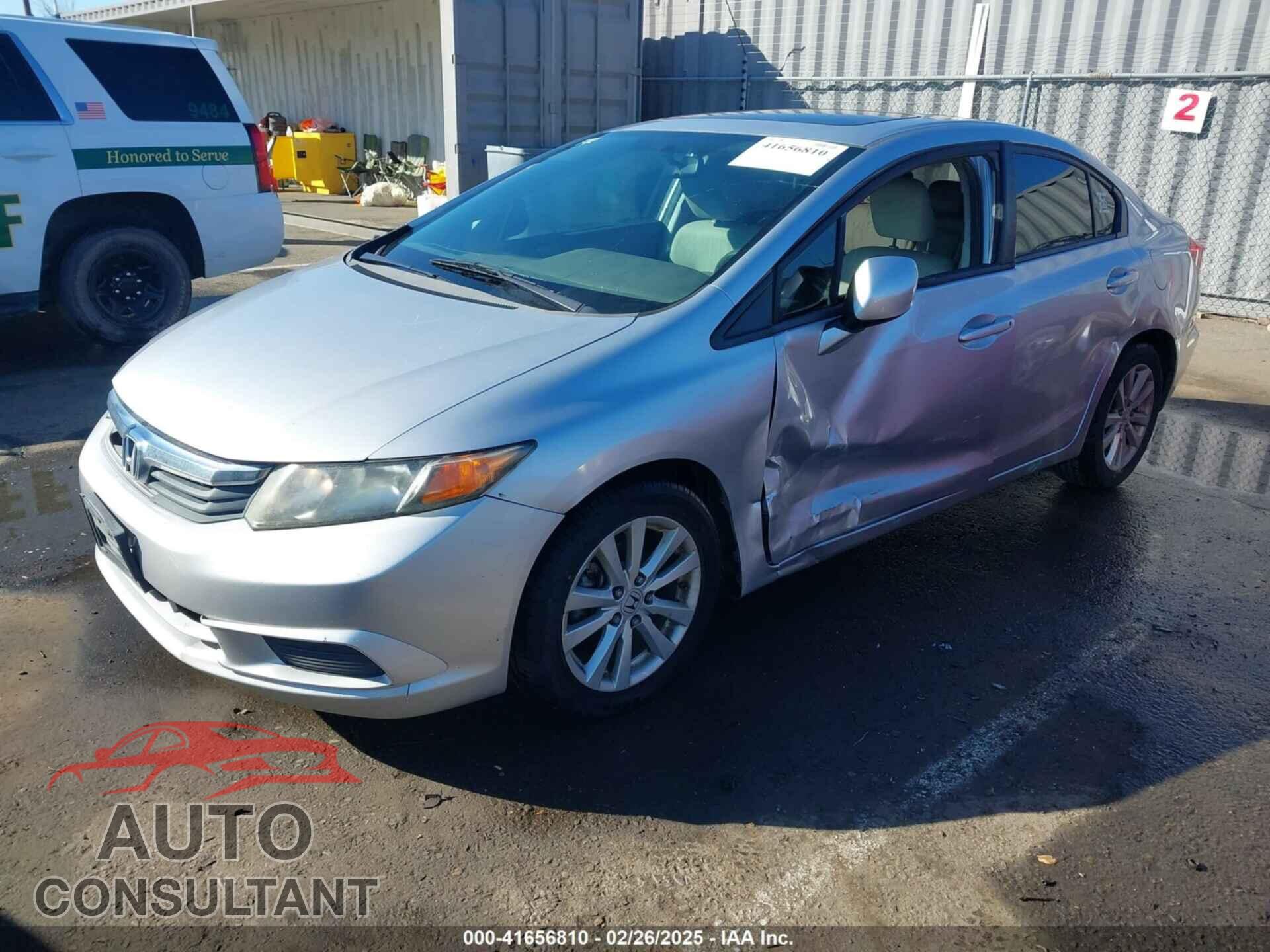 HONDA CIVIC 2012 - 19XFB2F87CE344286