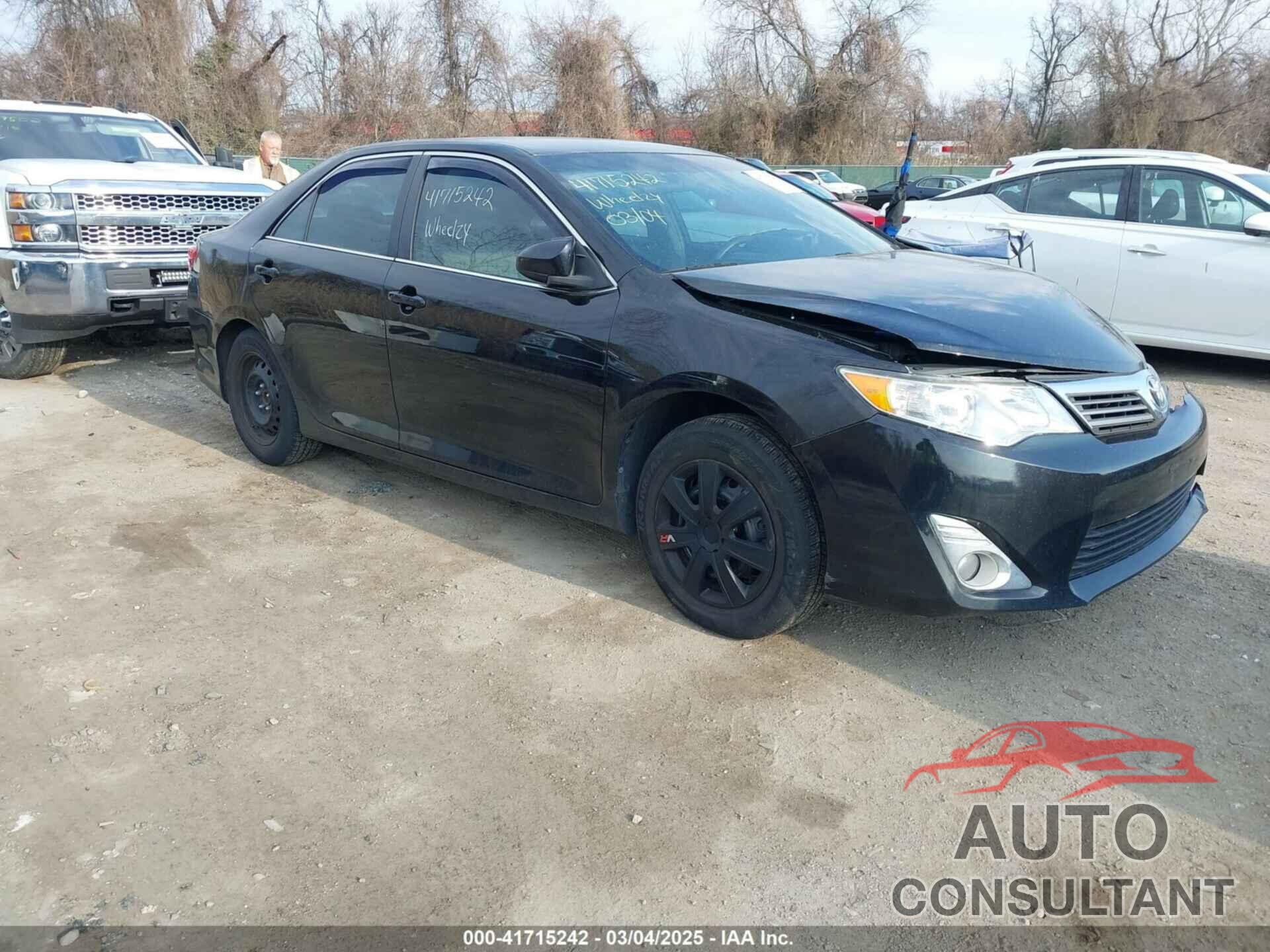 TOYOTA CAMRY 2012 - 4T1BF1FK3CU504590