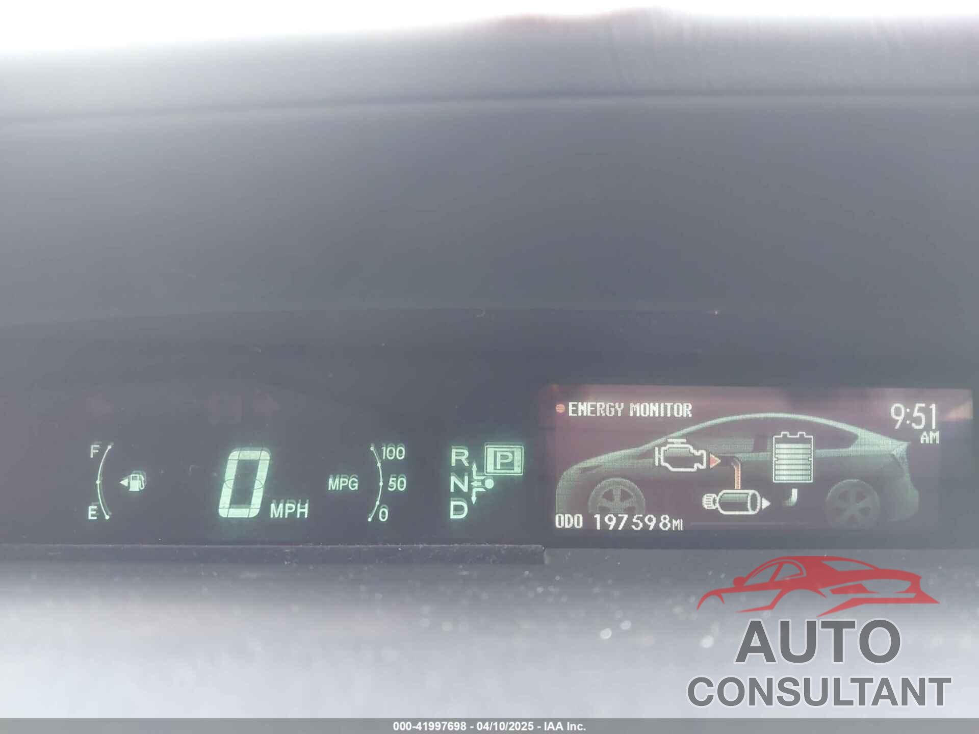 TOYOTA PRIUS 2012 - JTDKN3DU3C5533914