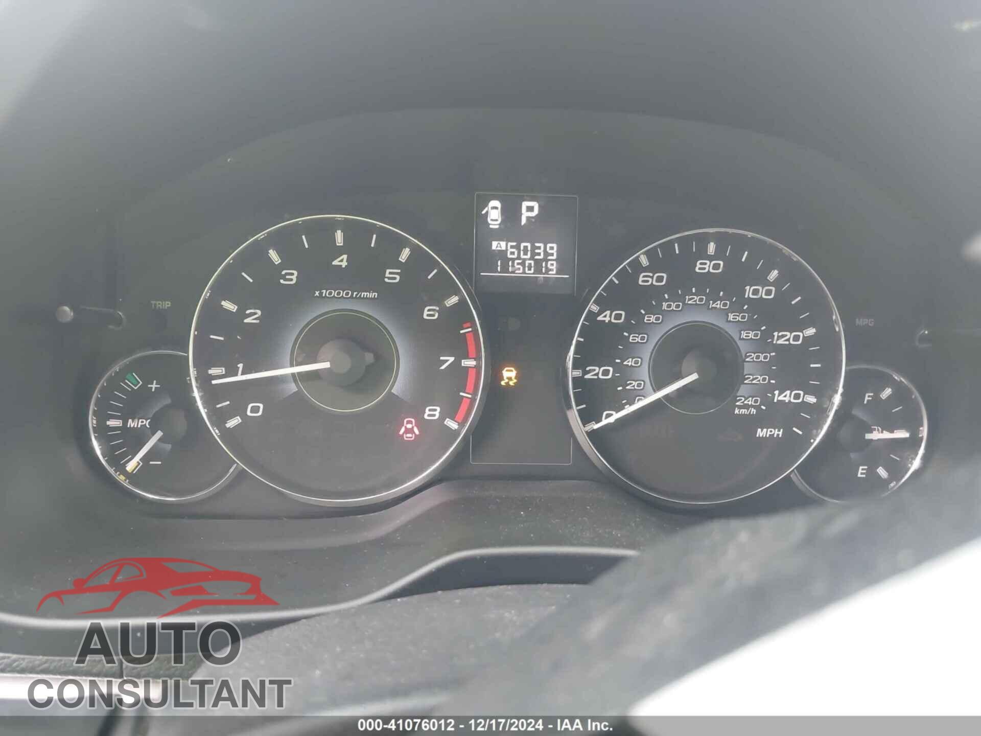 SUBARU OUTBACK 2010 - 4S4BRCAC9A3328537