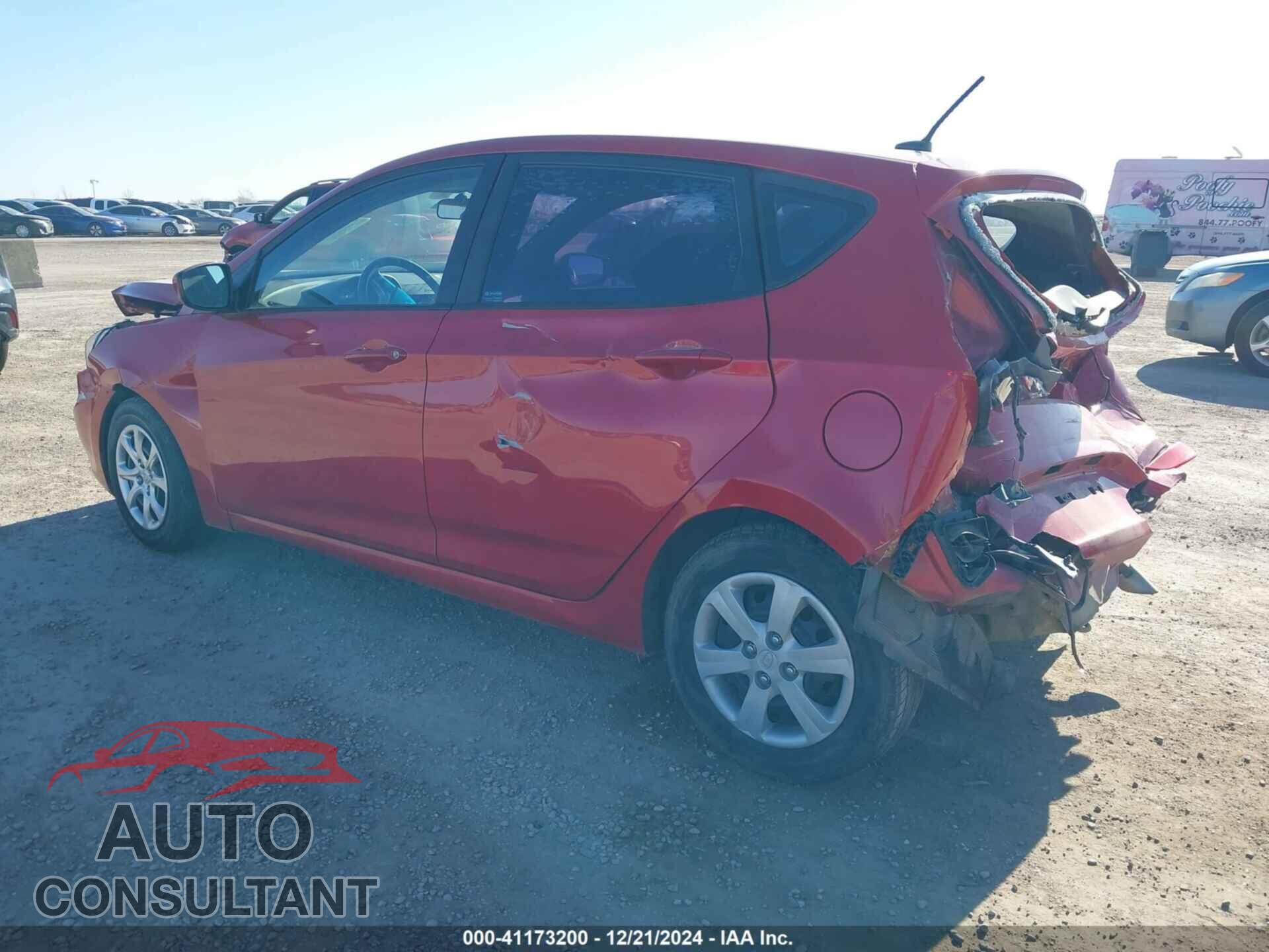 HYUNDAI ACCENT GS 2013 - KMKCP5AE2EU137351