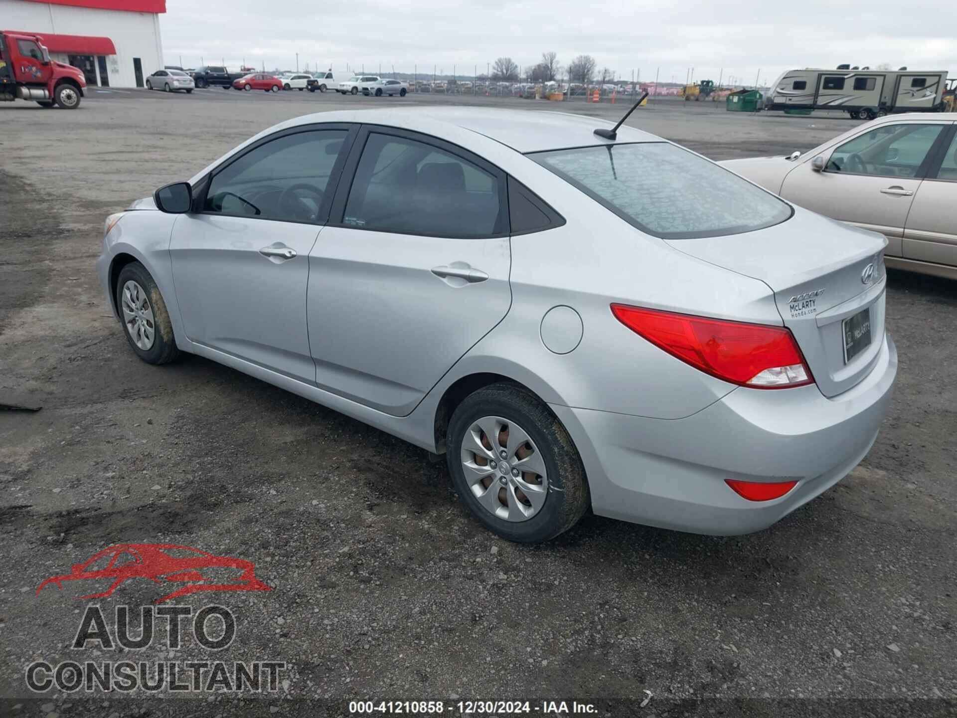 HYUNDAI ACCENT 2016 - KMHCT4AE9GU970353