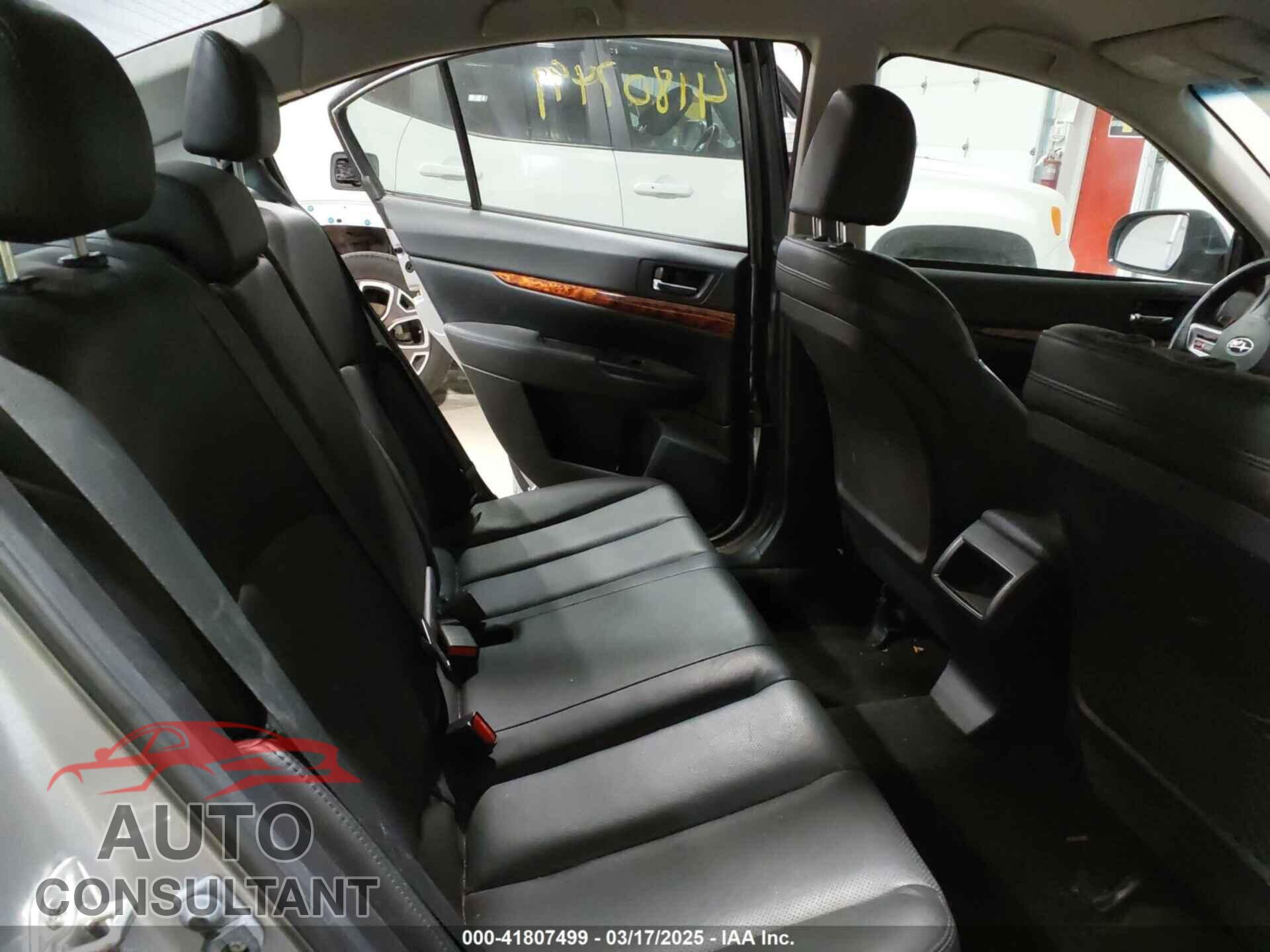 SUBARU LEGACY 2012 - 4S3BMDJ61C2003103
