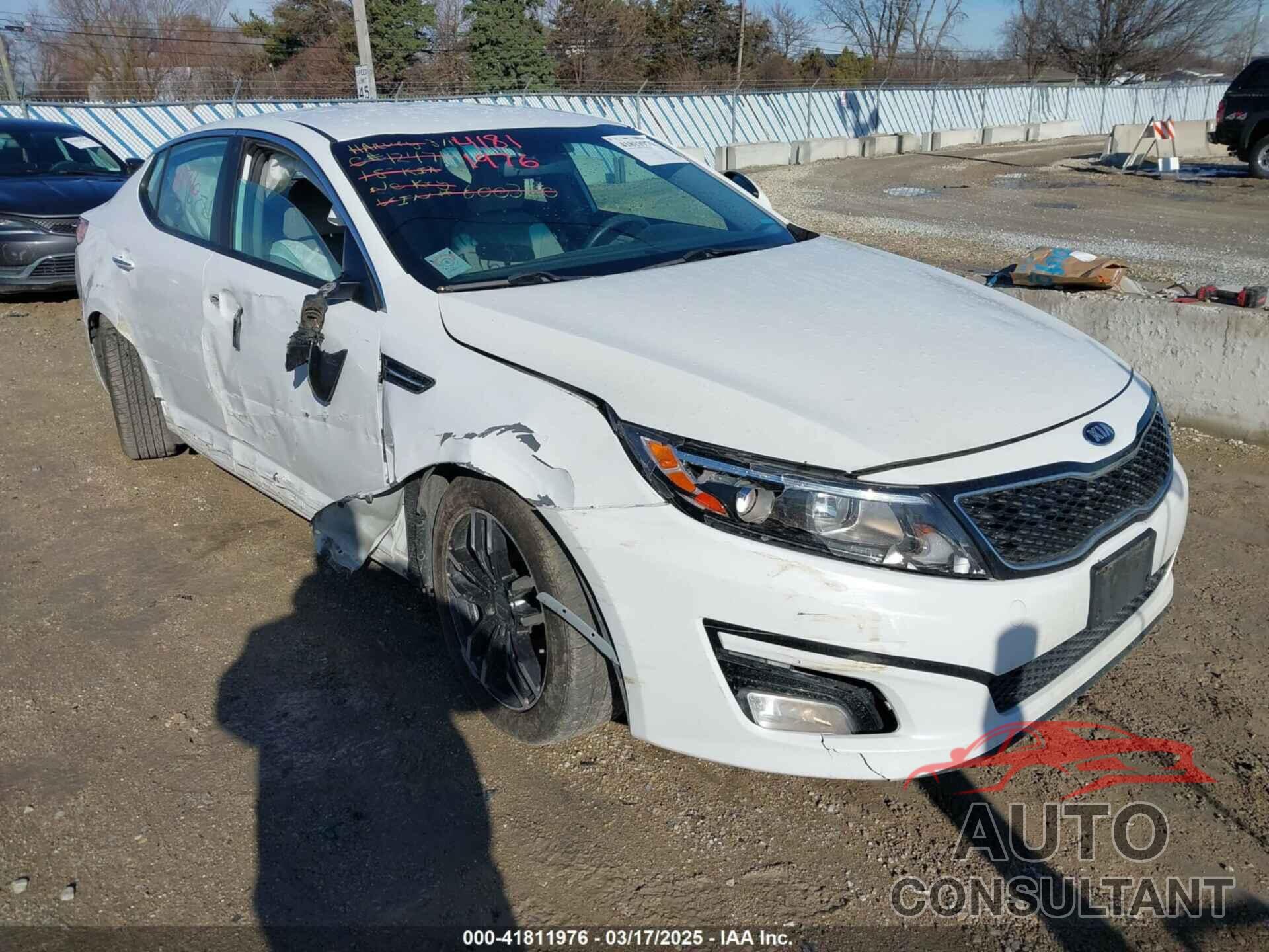KIA OPTIMA 2015 - KNAGM4A73F5600350