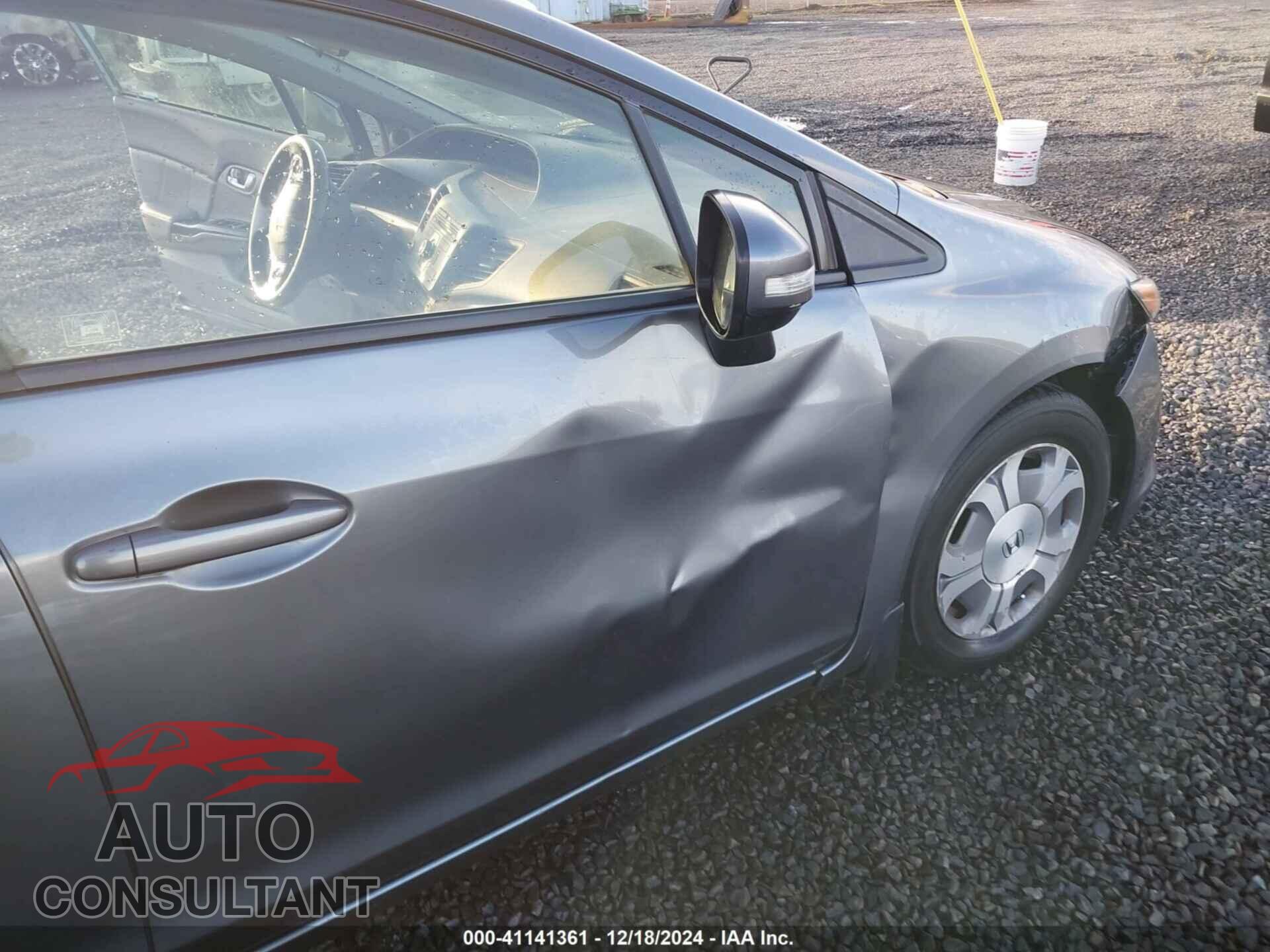 HONDA CIVIC HYBRID 2012 - JHMFB4F3XCS010233