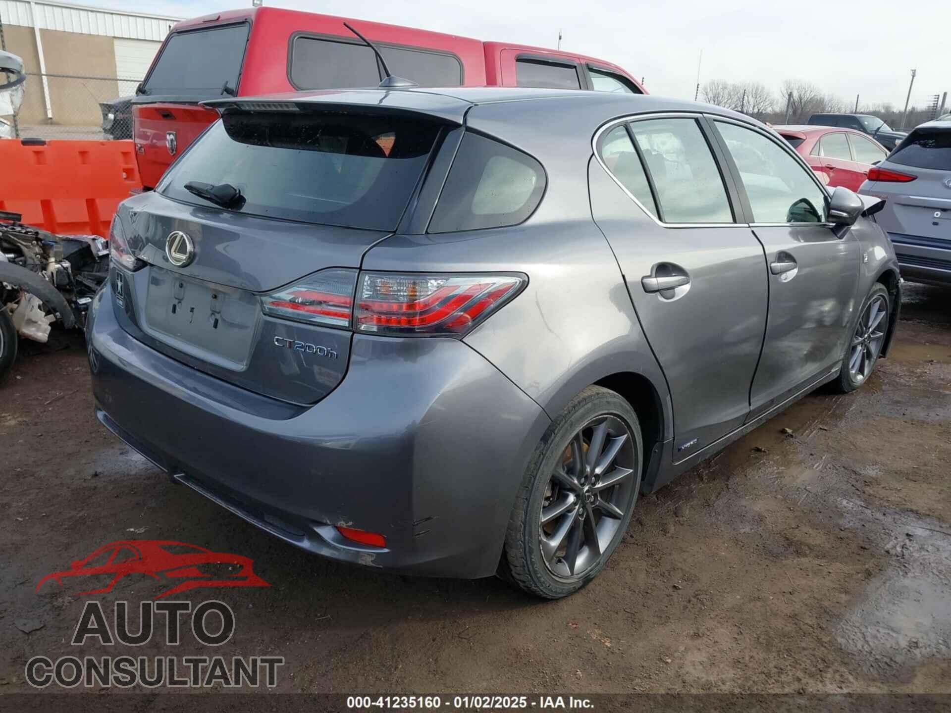 LEXUS CT 200H 2012 - JTHKD5BH4C2097904