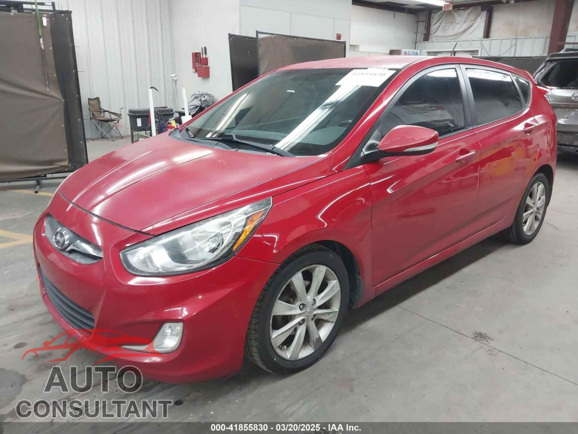 HYUNDAI ACCENT 2013 - KMHCU5AE4DU091826