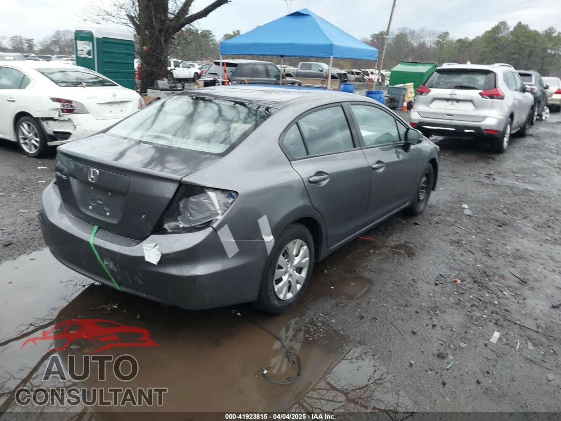 HONDA CIVIC 2012 - 19XFB2F5XCE353697