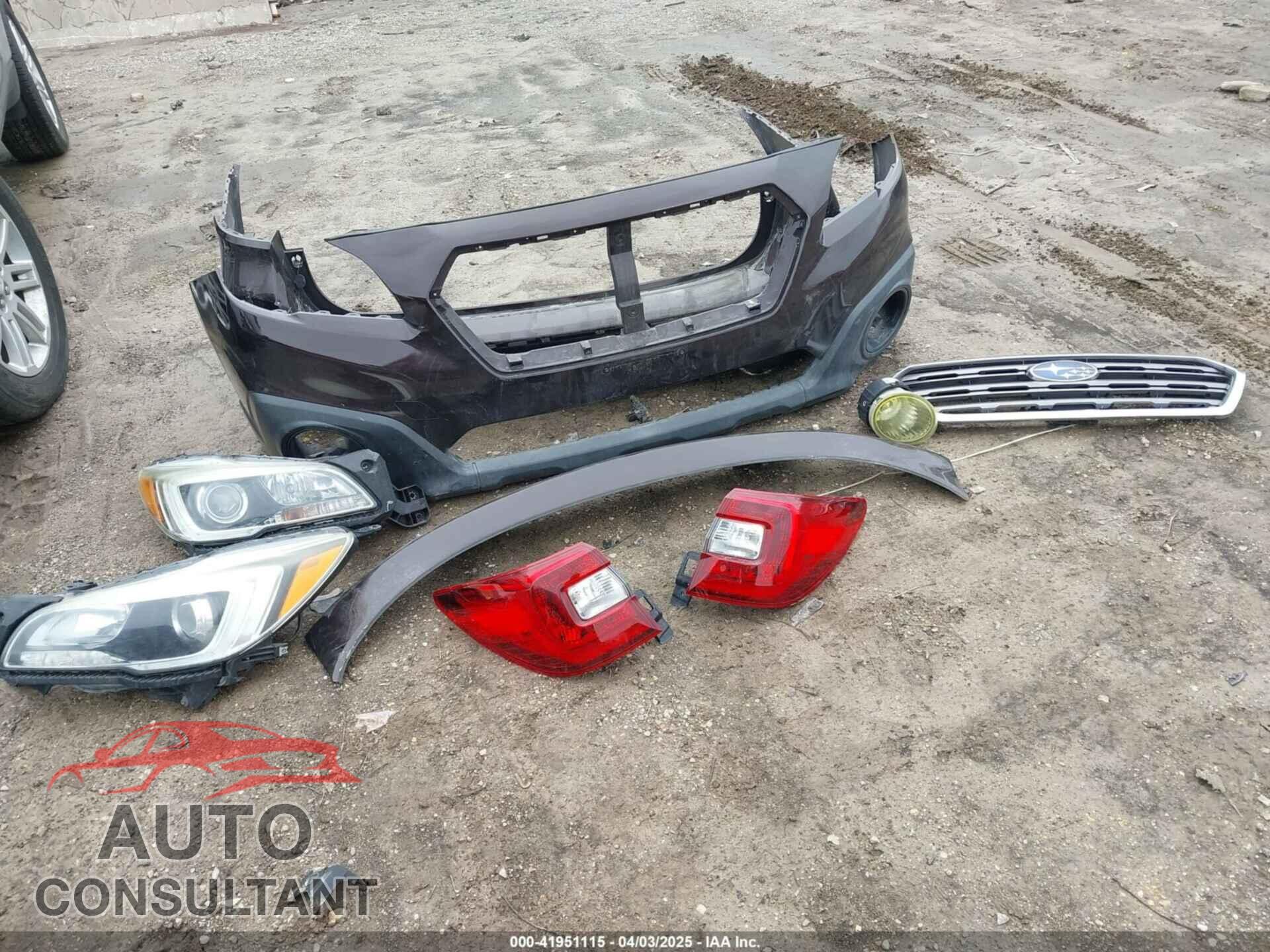 SUBARU OUTBACK 2017 - 4S4BSETC6H3208556