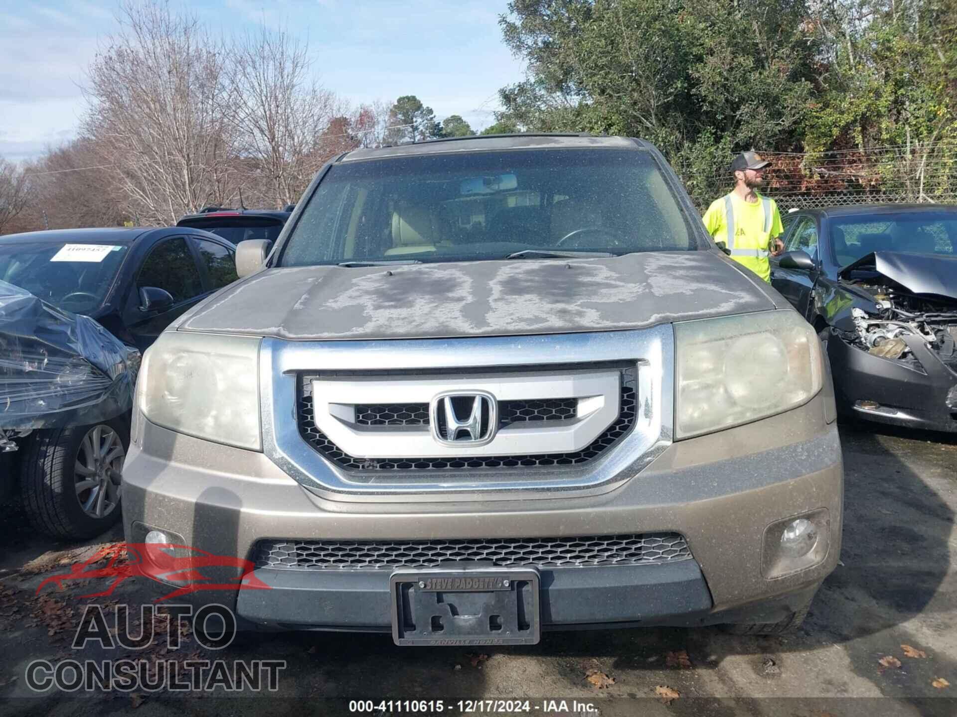 HONDA PILOT 2011 - 5FNYF3H54BB033106