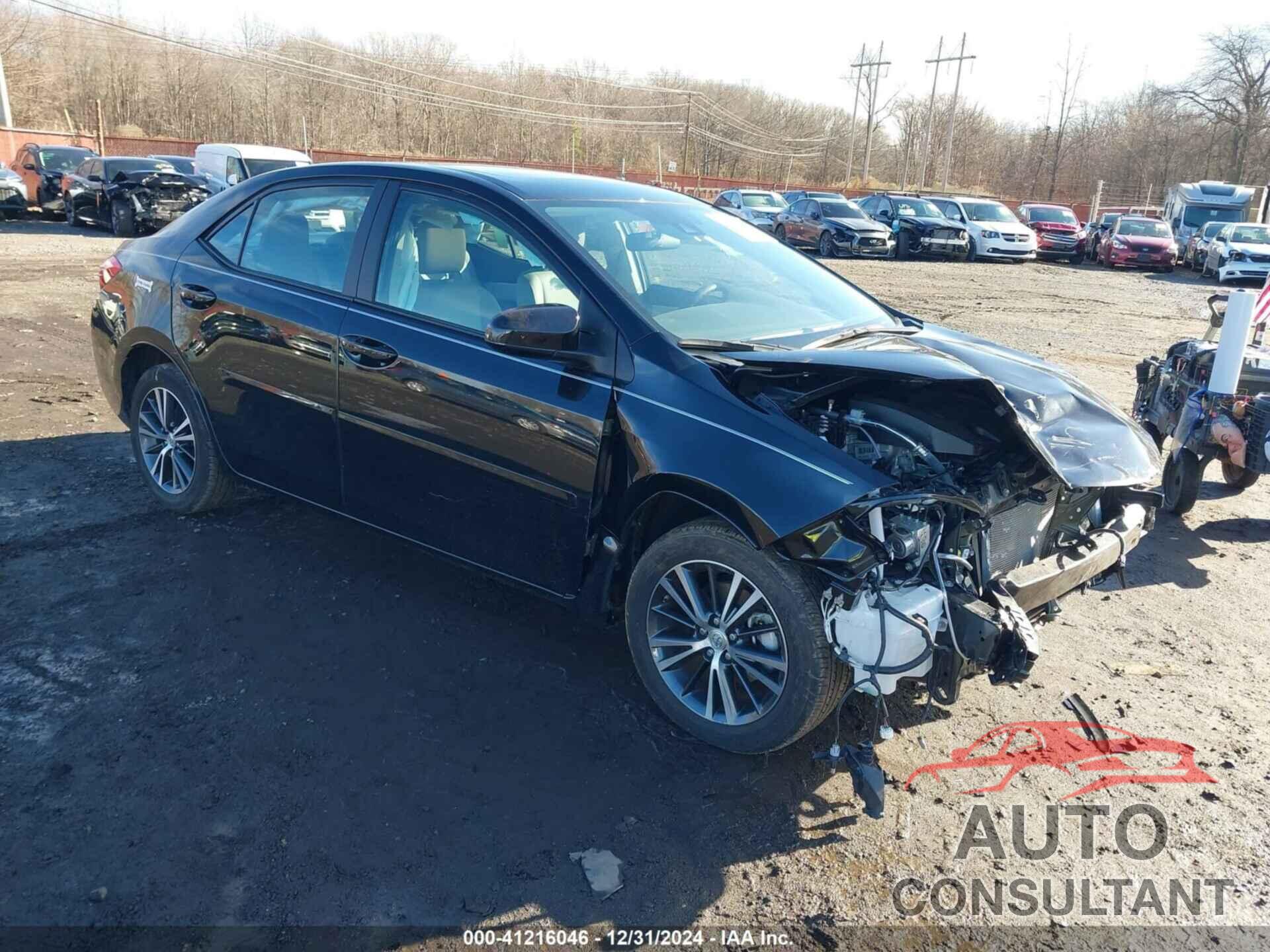 TOYOTA COROLLA 2018 - 2T1BURHE5JC100250