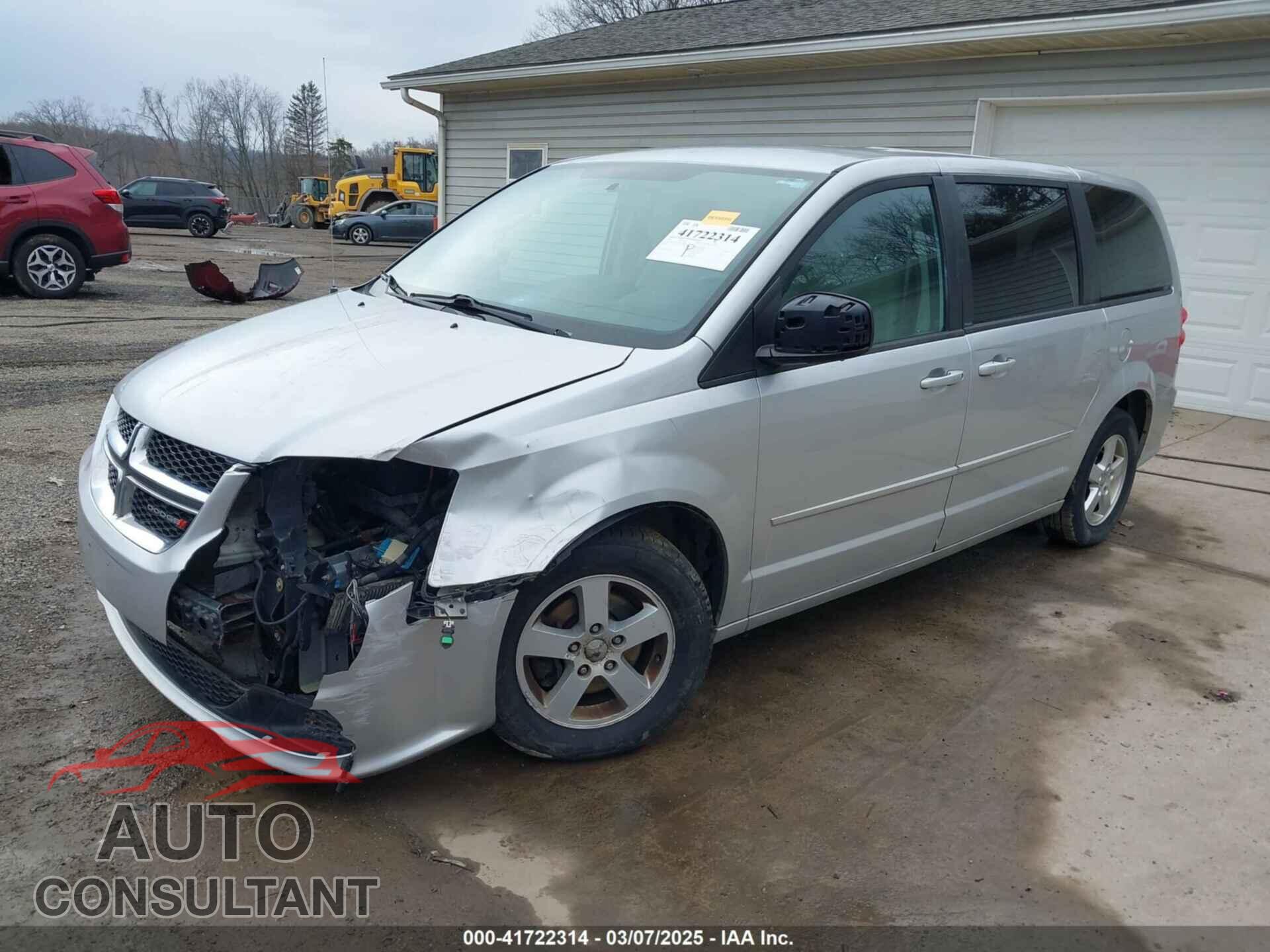 DODGE GRAND CARAVAN 2012 - 2C4RDGCG7CR309827