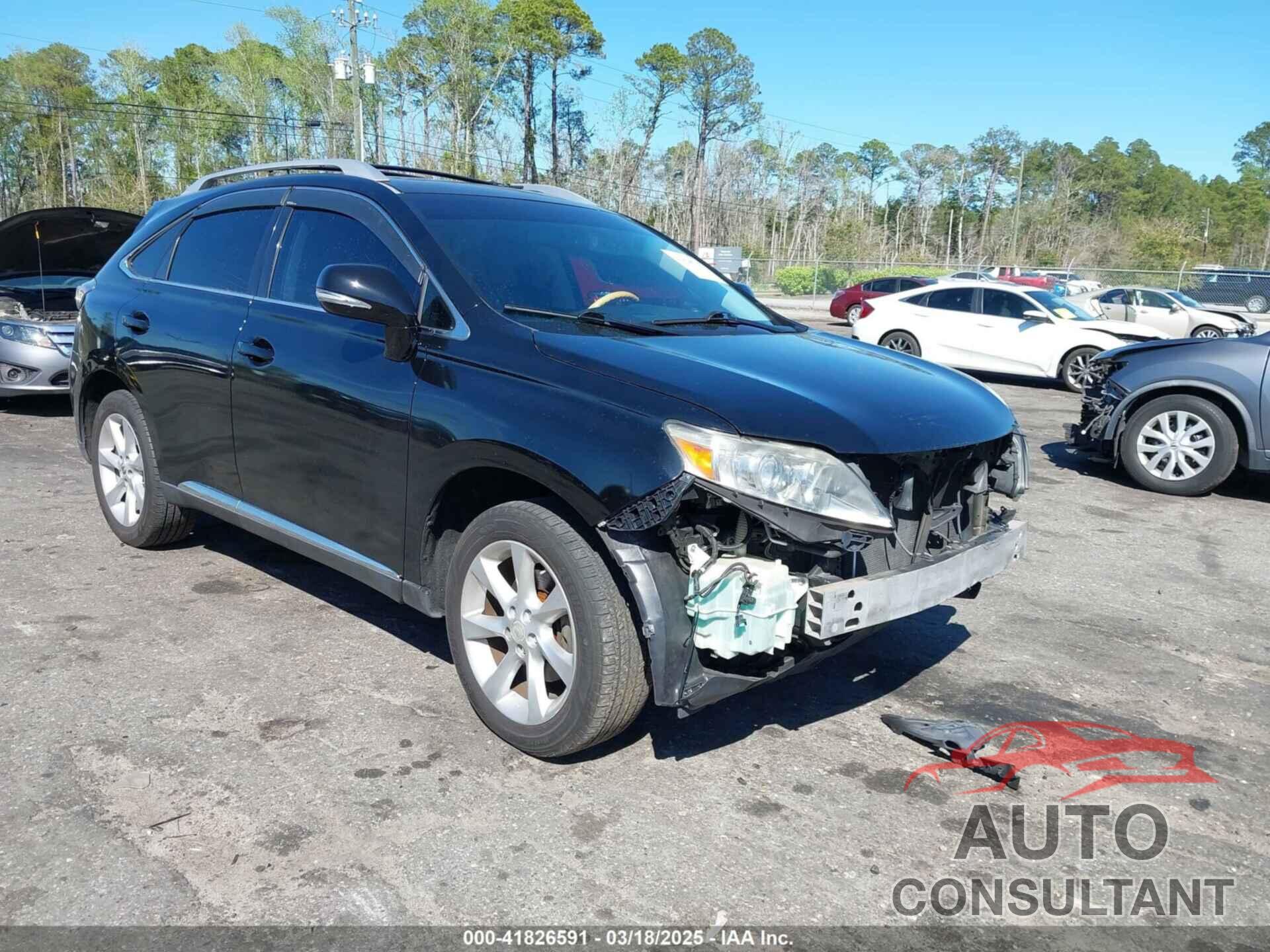 LEXUS RX 350 2010 - 2T2ZK1BA6AC028708