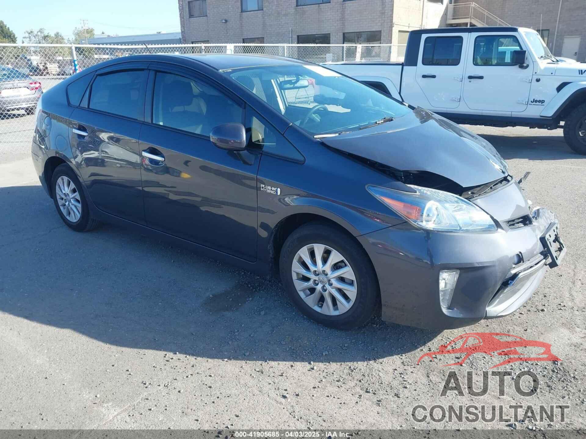 TOYOTA PRIUS PLUG-IN 2015 - JTDKN3DP2F3072103
