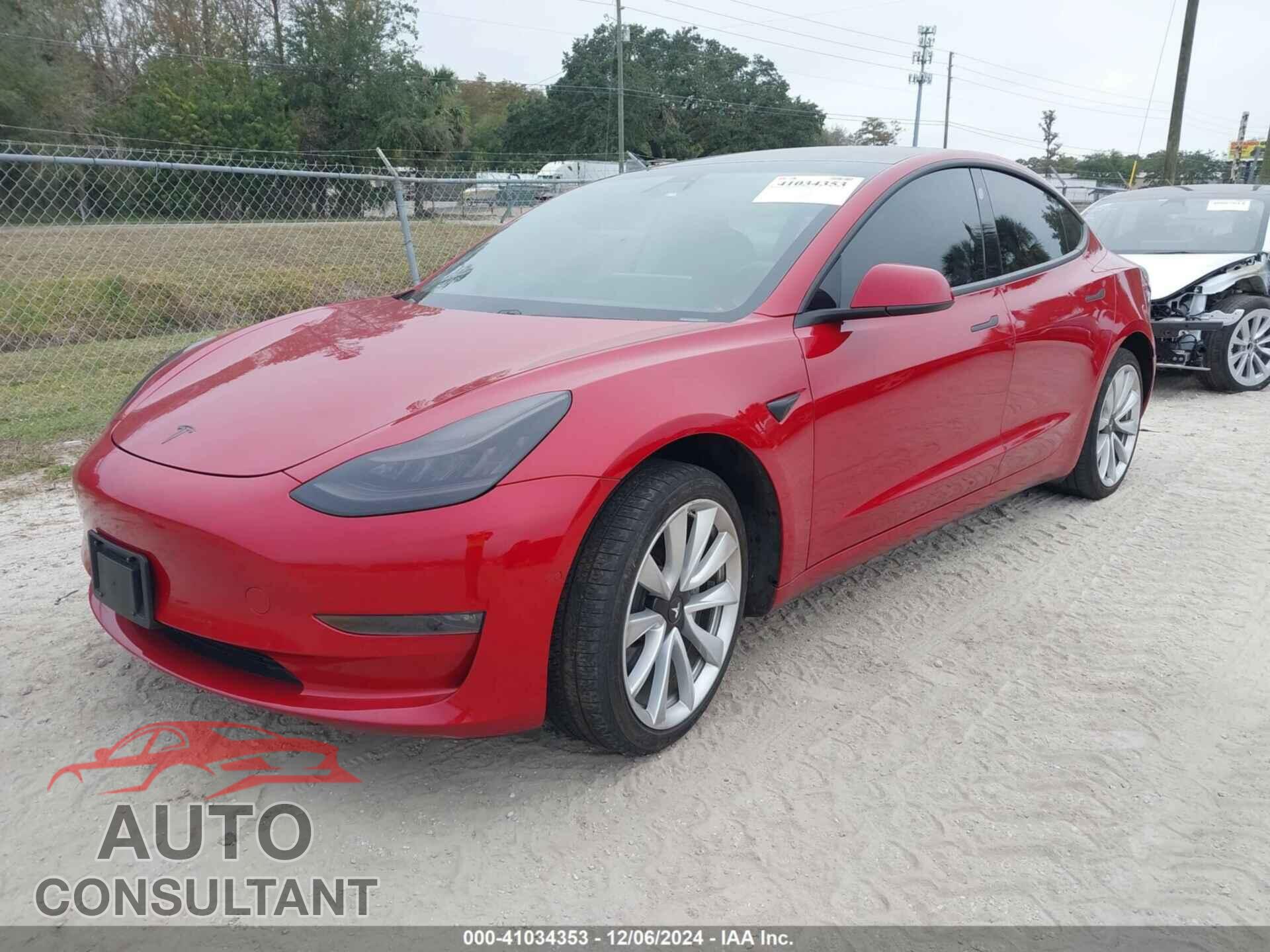 TESLA MODEL 3 2018 - 5YJ3E1EB6JF117356