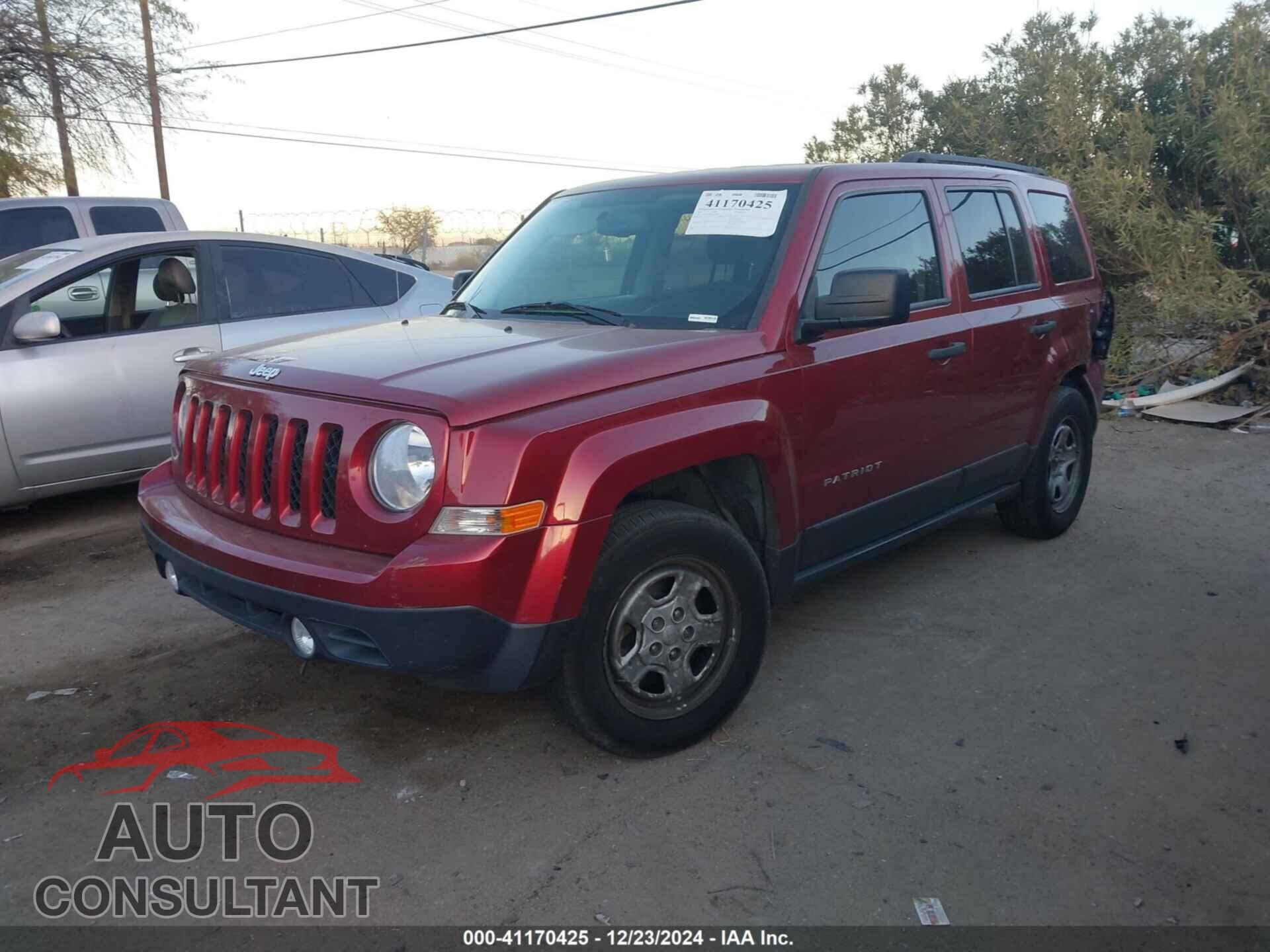 JEEP PATRIOT 2017 - 1C4NJPBA8HD209895