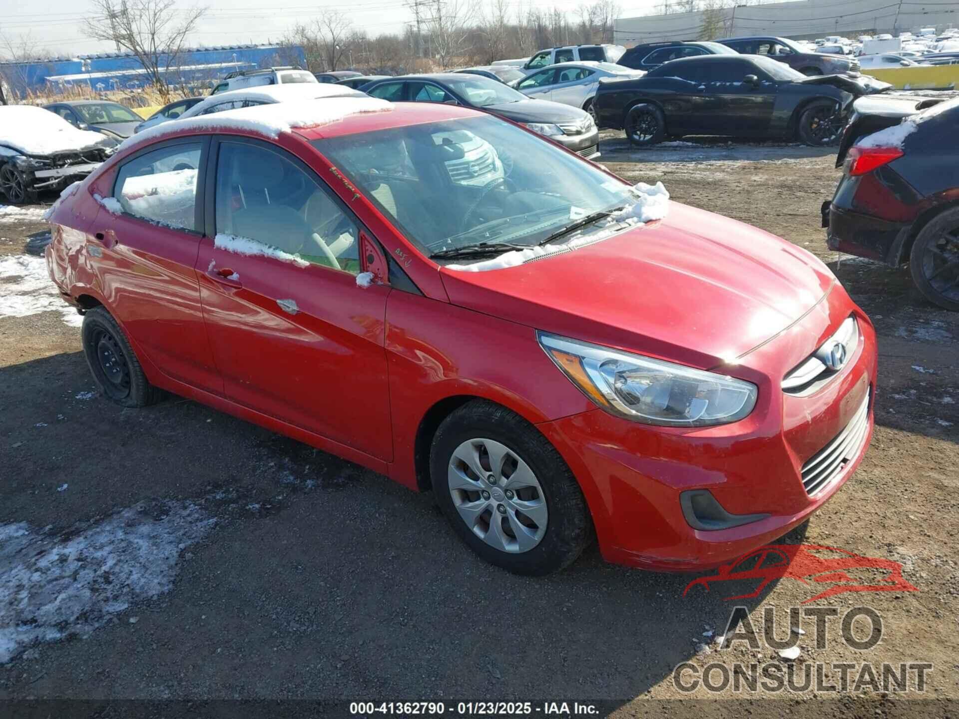 HYUNDAI ACCENT 2017 - KMHCT4AE3HU281460