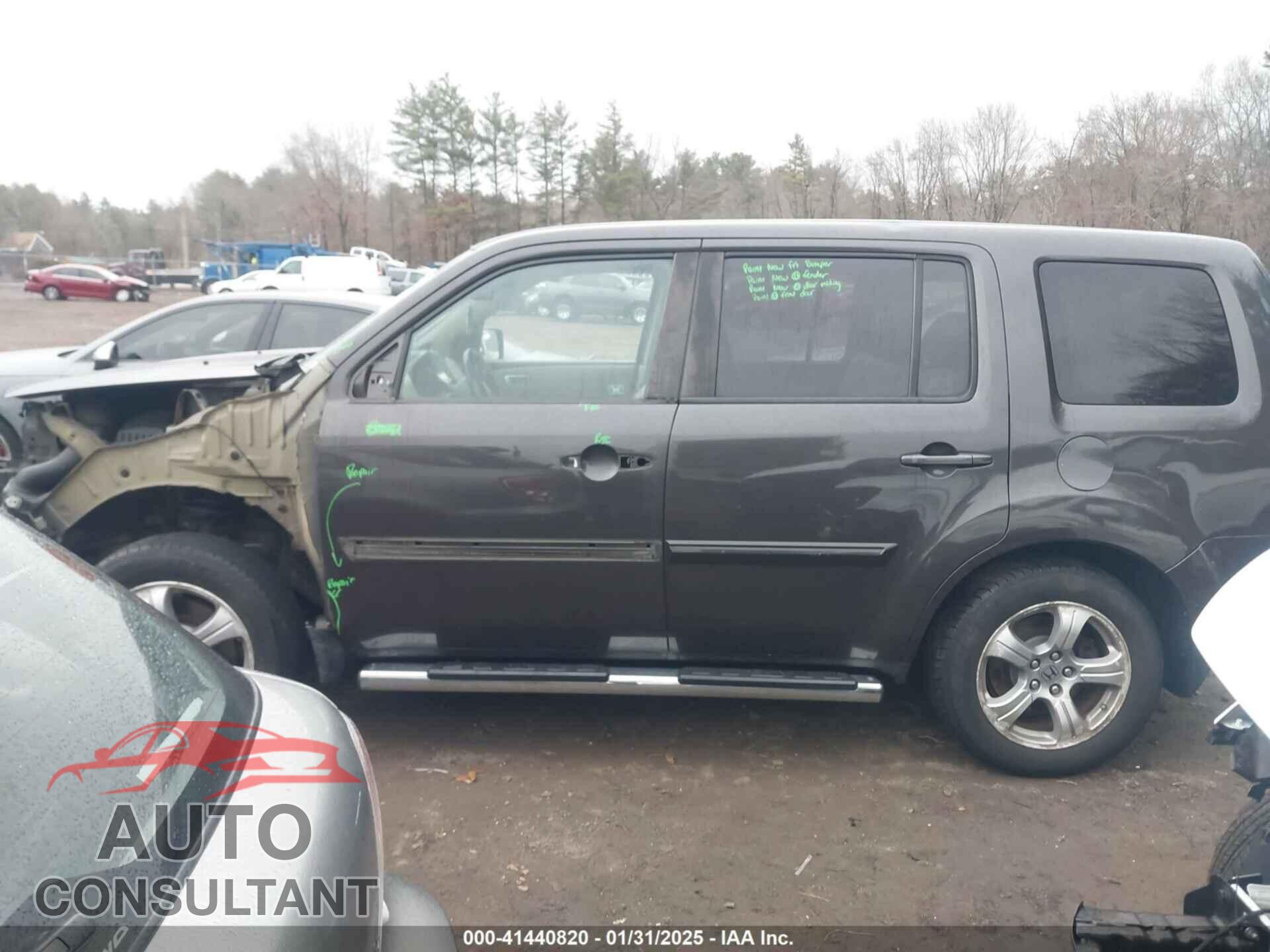 HONDA PILOT 2012 - 5FNYF4H54CB056134