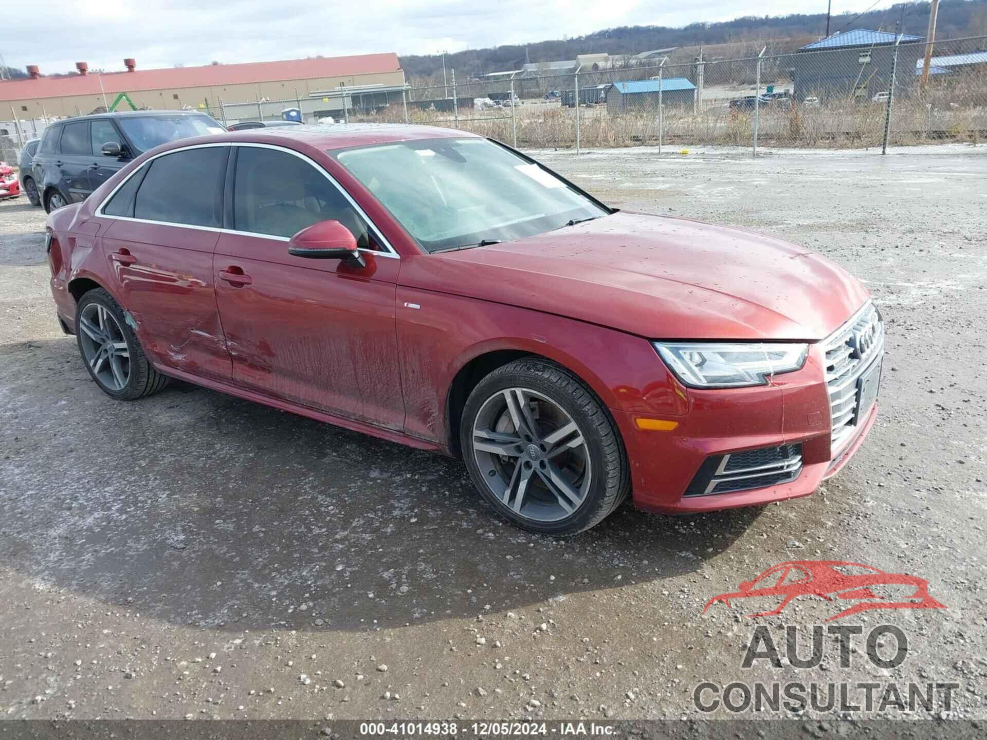 AUDI A4 2018 - WAUENAF48JN010400