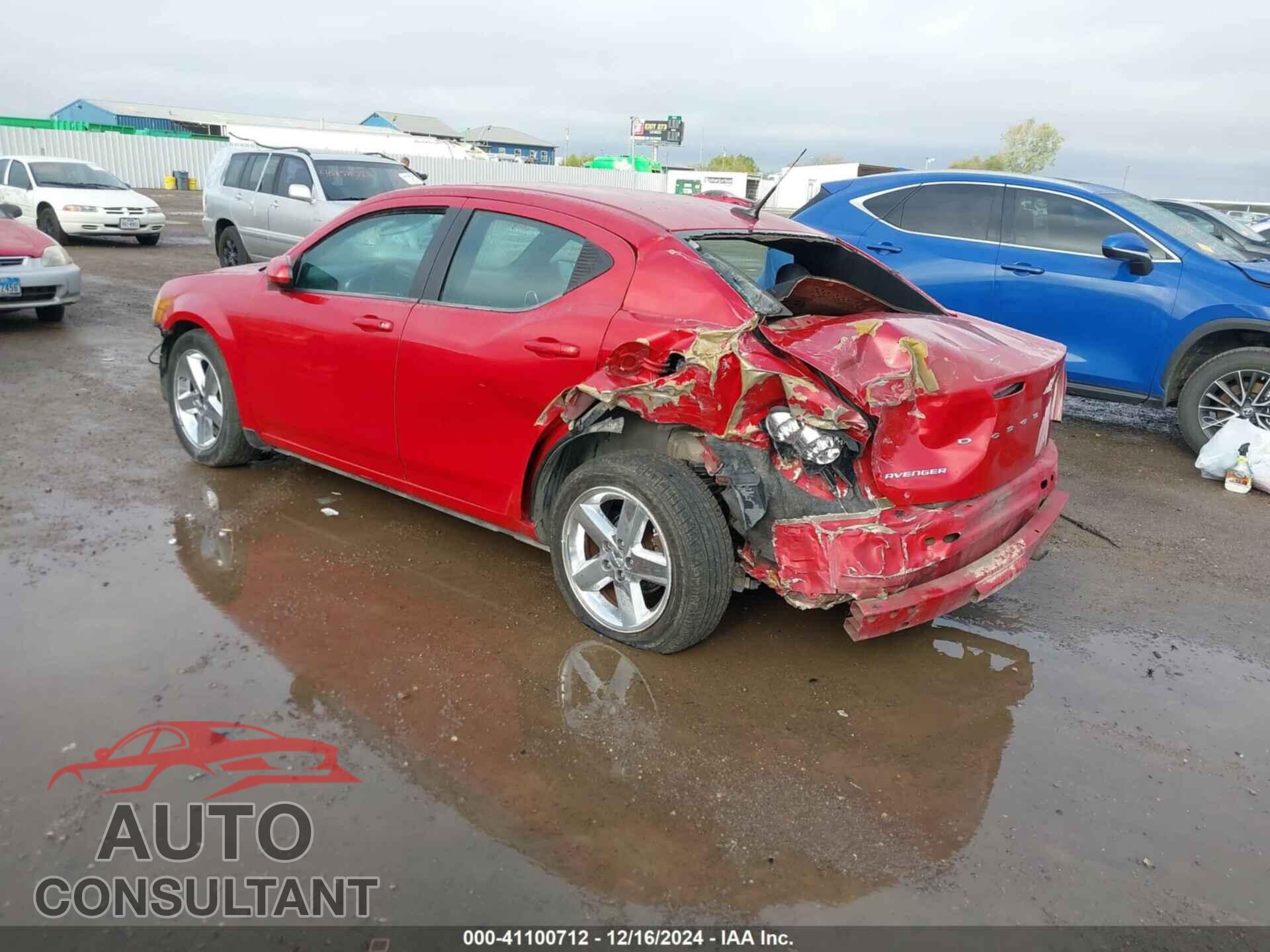 DODGE AVENGER 2011 - 1B3BD2FB6BN513715