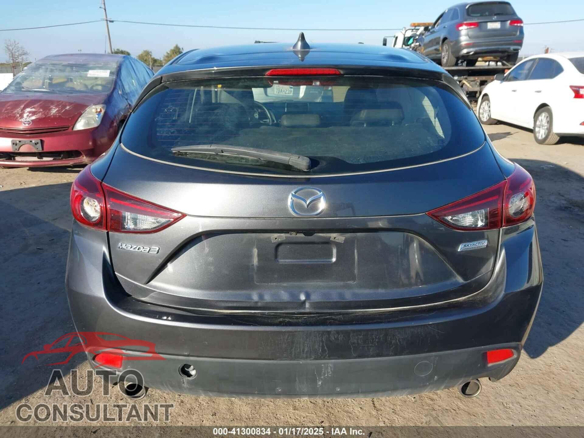 MAZDA MAZDA3 2015 - JM1BM1M71F1250604