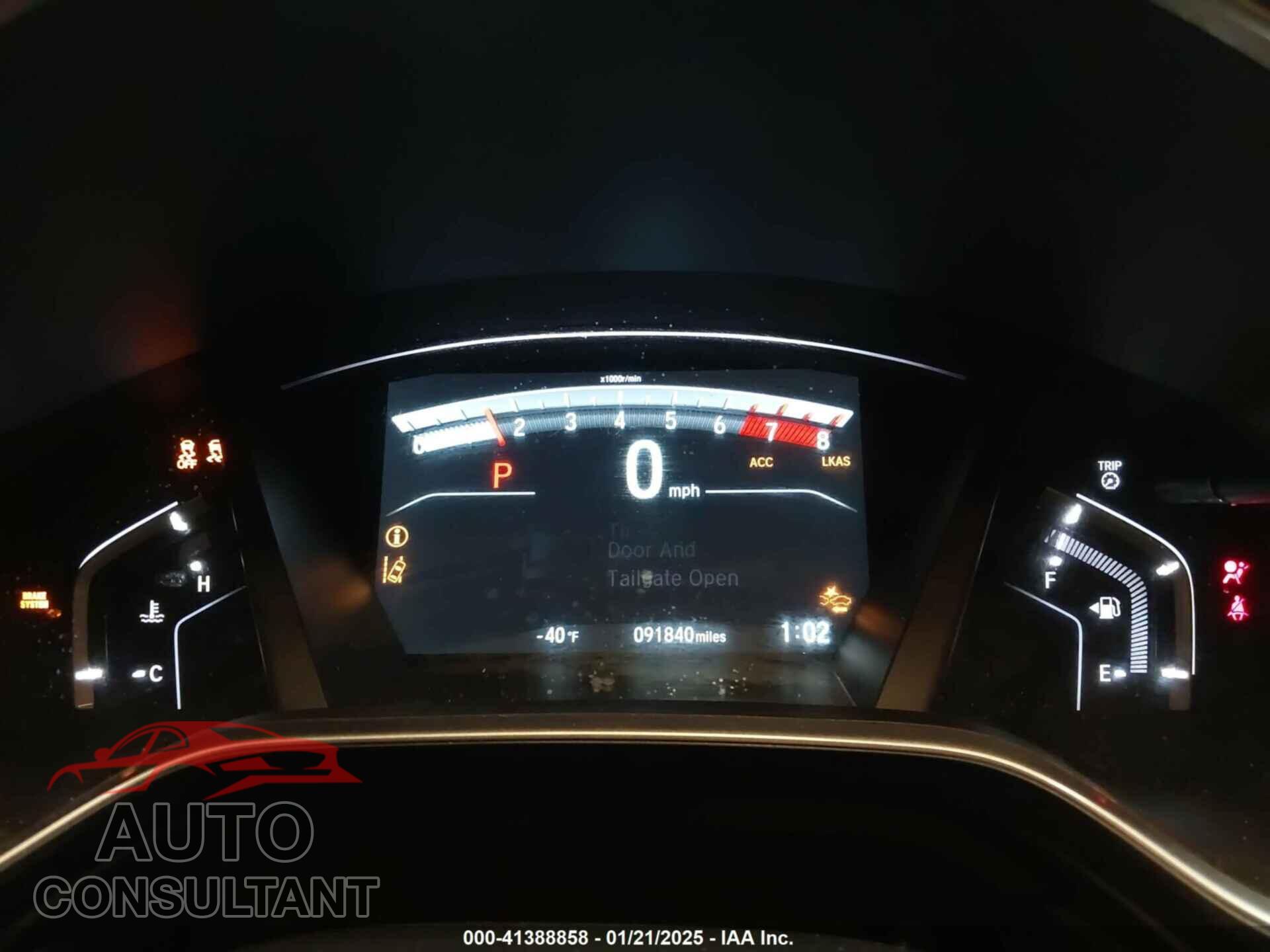 HONDA CR-V 2017 - 2HKRW2H56HH603602