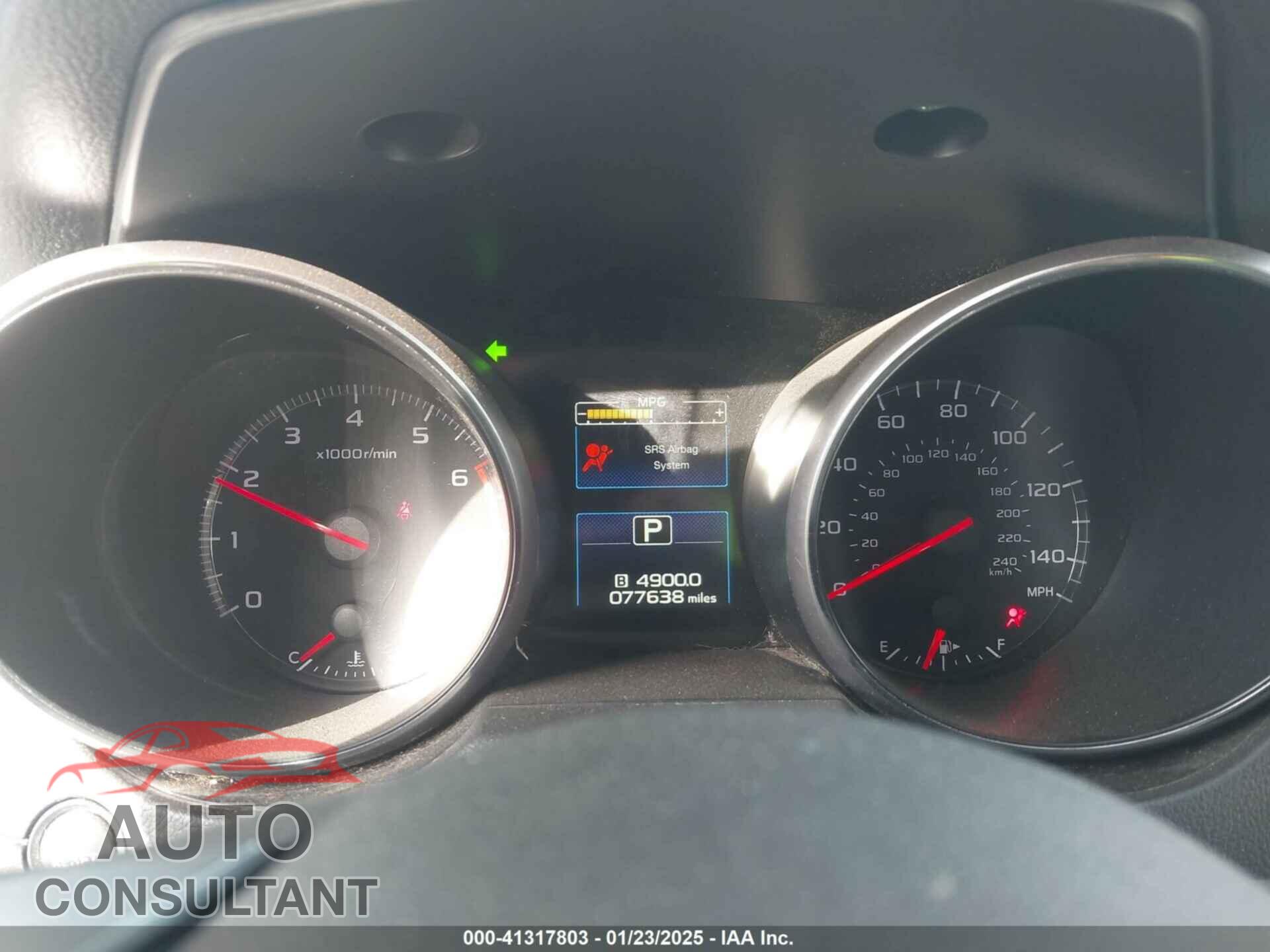 SUBARU OUTBACK 2018 - 4S4BSAAC7J3302012