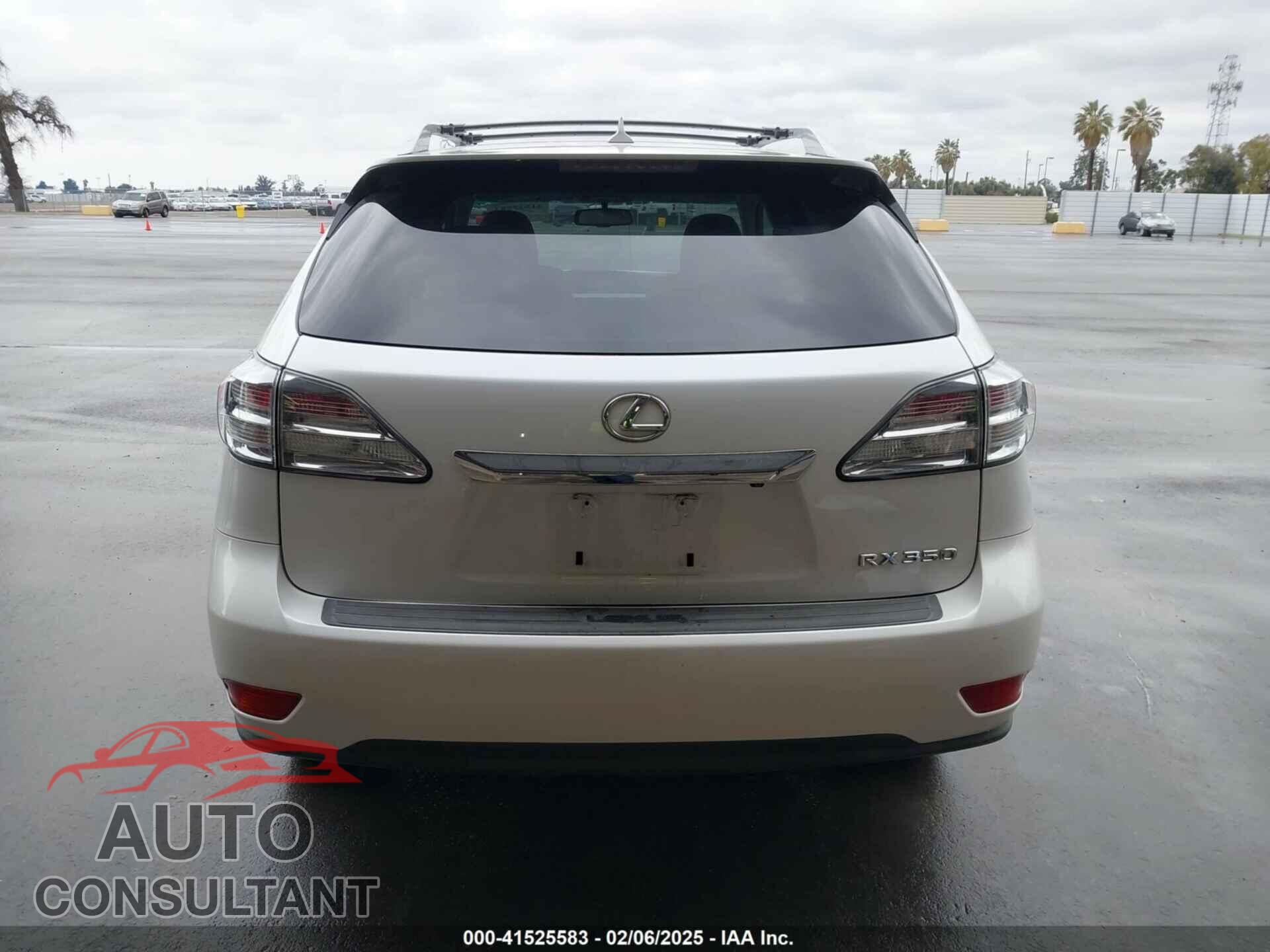 LEXUS RX 350 2011 - 2T2BK1BAXBC108211