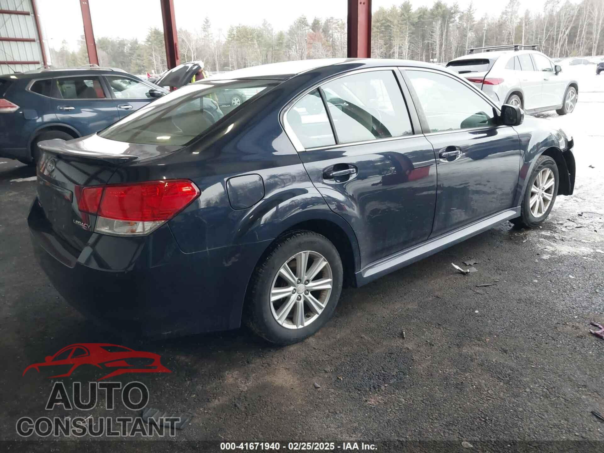 SUBARU LEGACY 2012 - 4S3BMCB6XC3029086