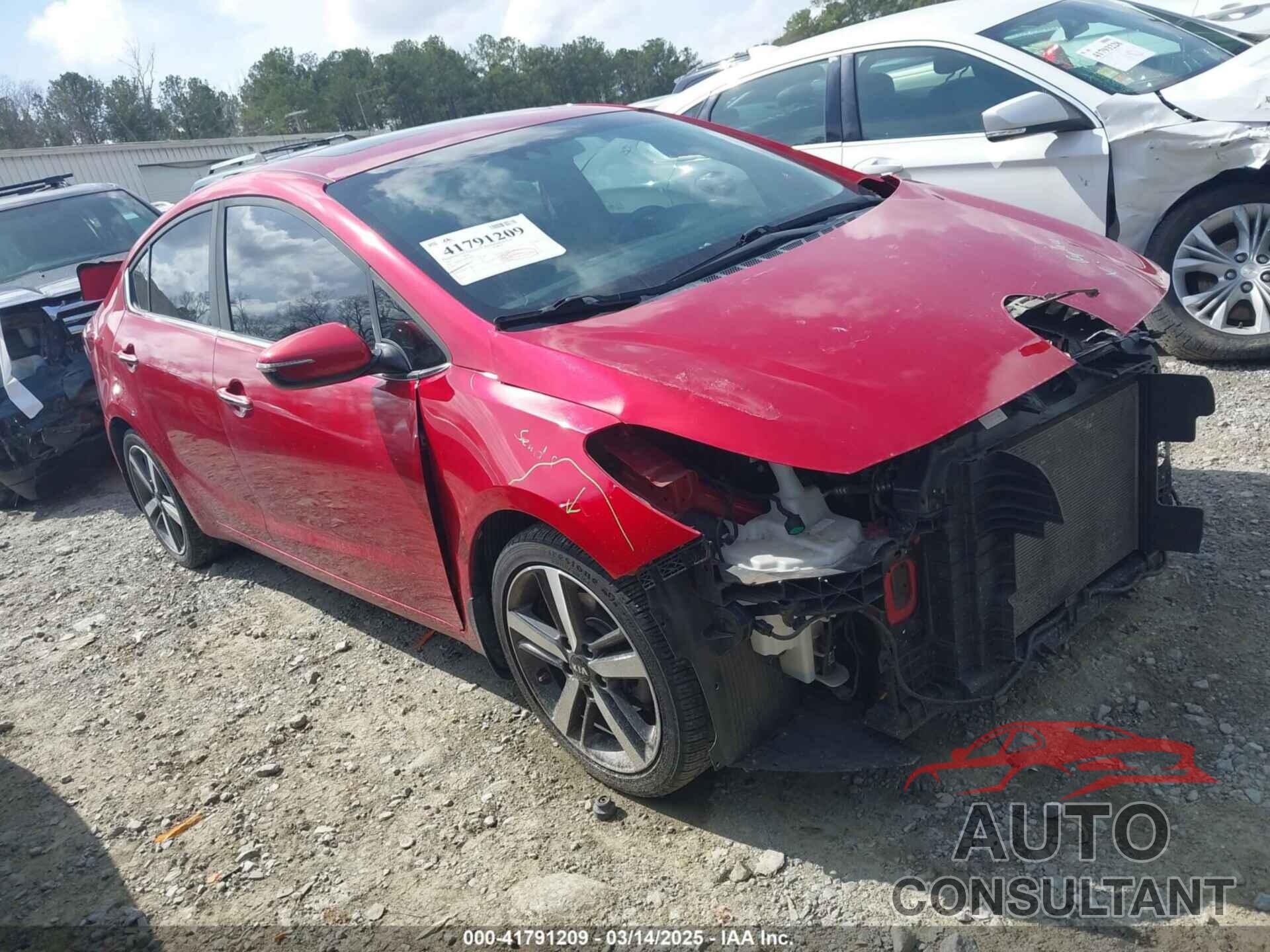 KIA FORTE 2017 - 3KPFN4A80HE005273