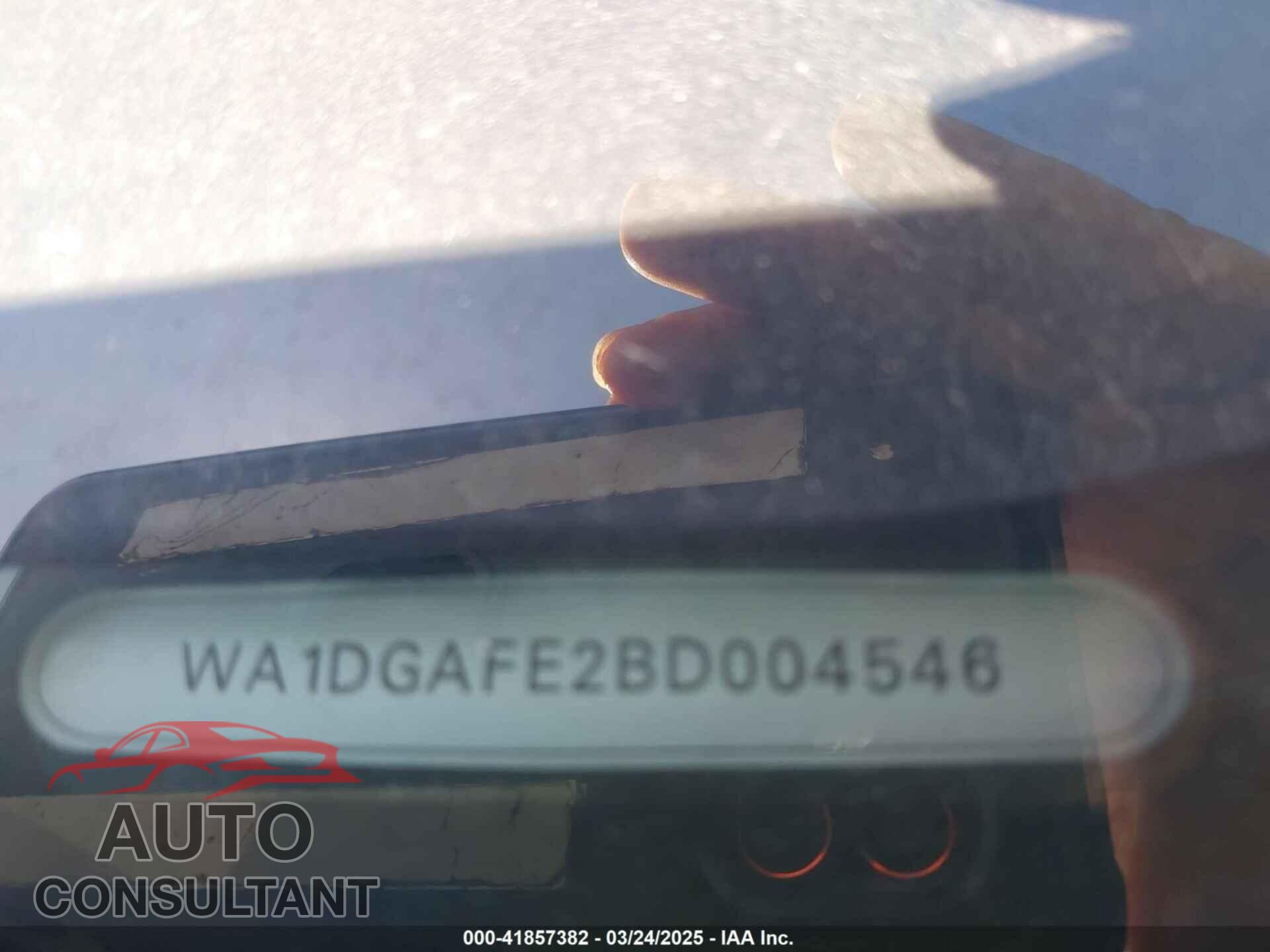 AUDI Q7 2011 - WA1DGAFE2BD004546